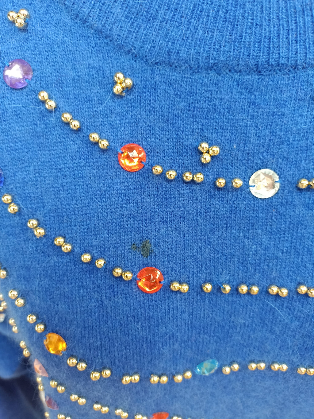 Vintage Bejeweled Sweater