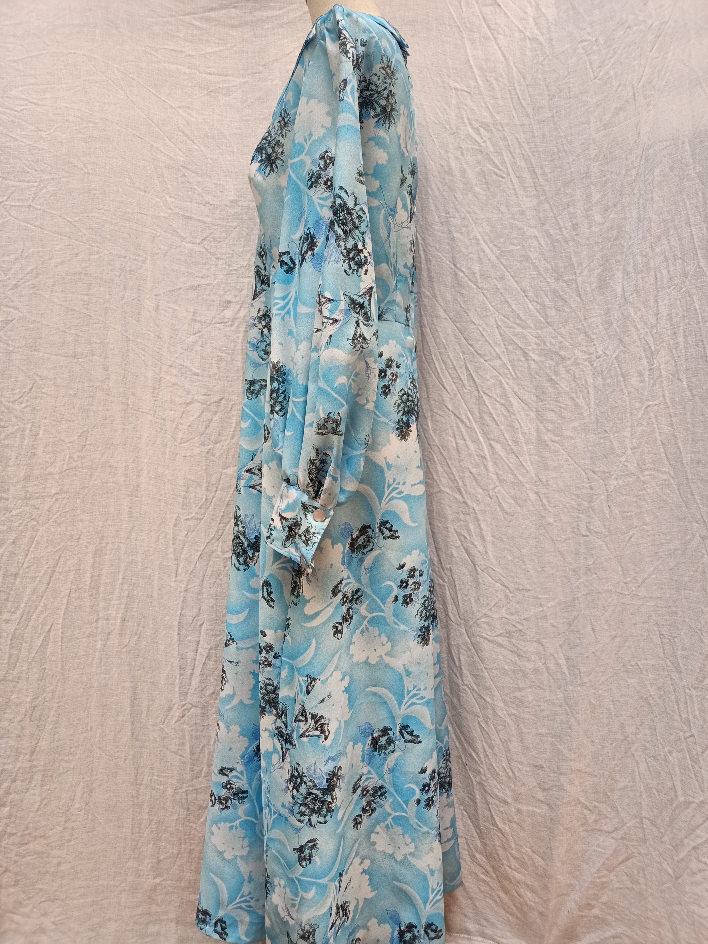 Vintage Floral Maxi Dress