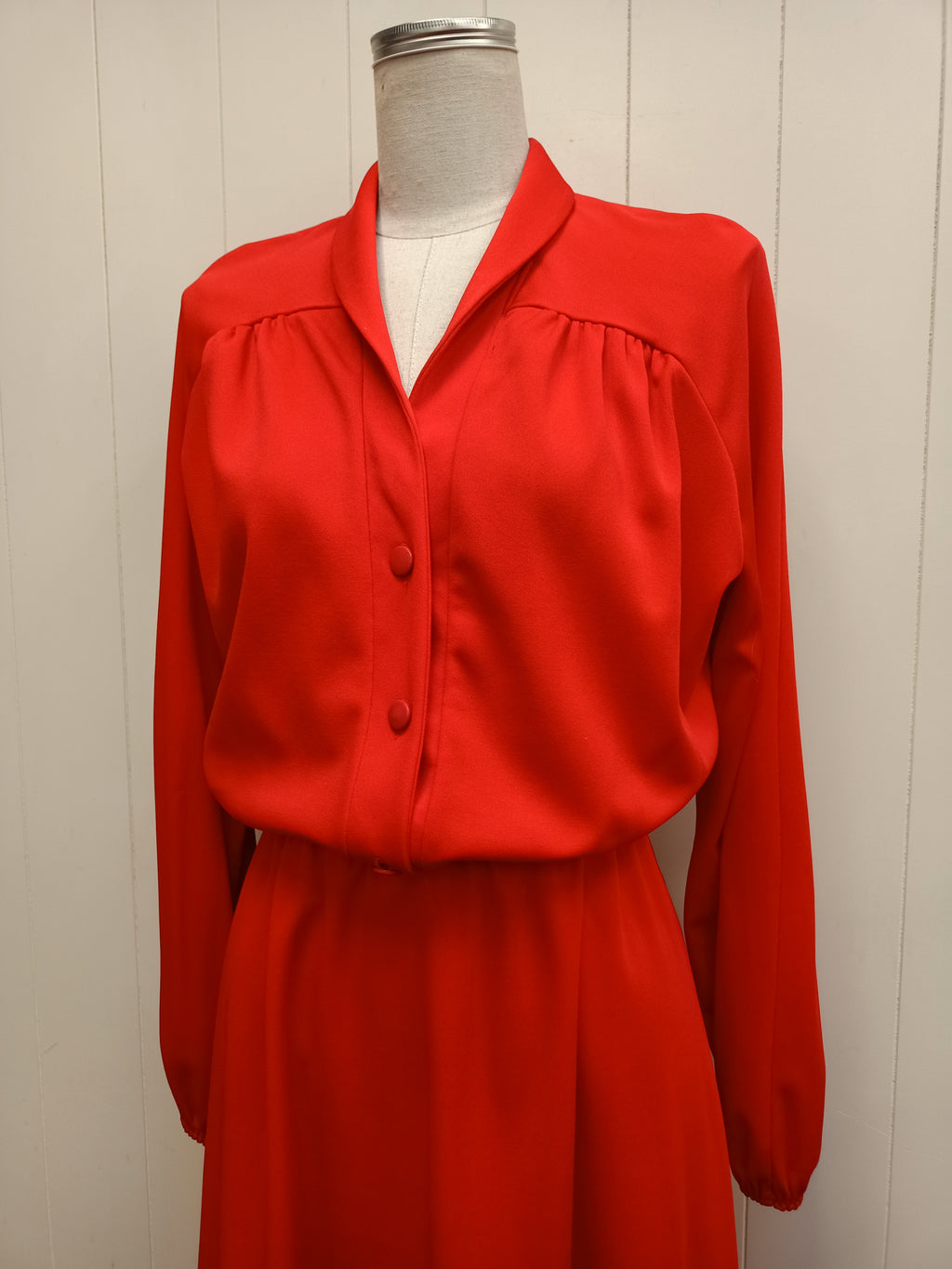 Vintage Dawn Red Dress
