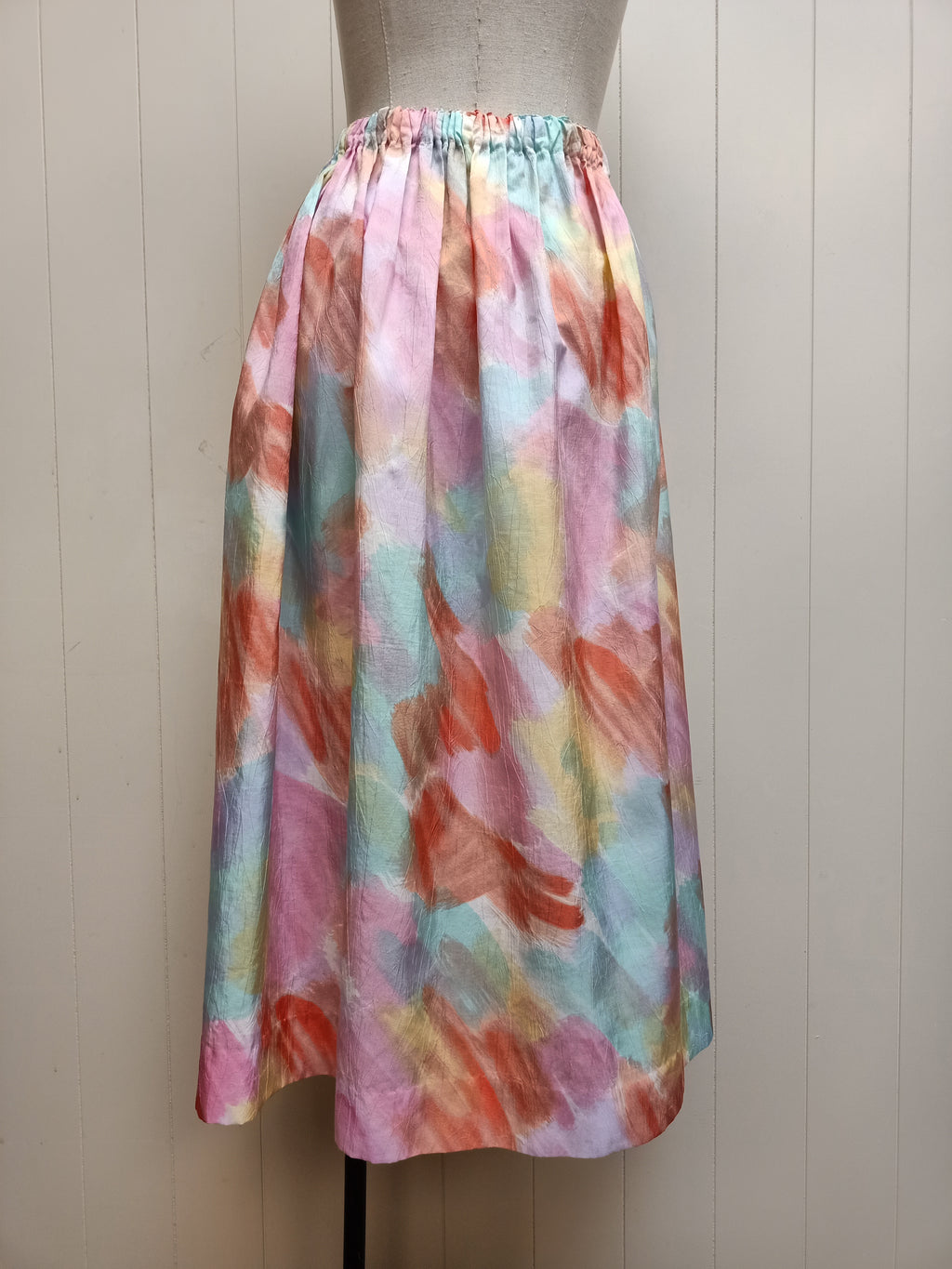 Vintage Paint Stroke Skirt