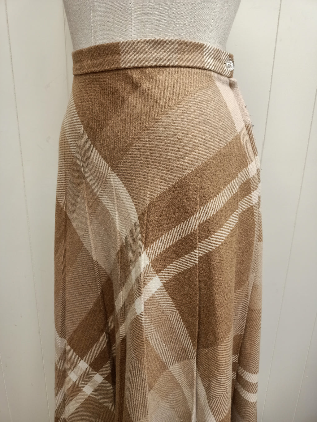 Vintage Wyndham Plaid Skirt