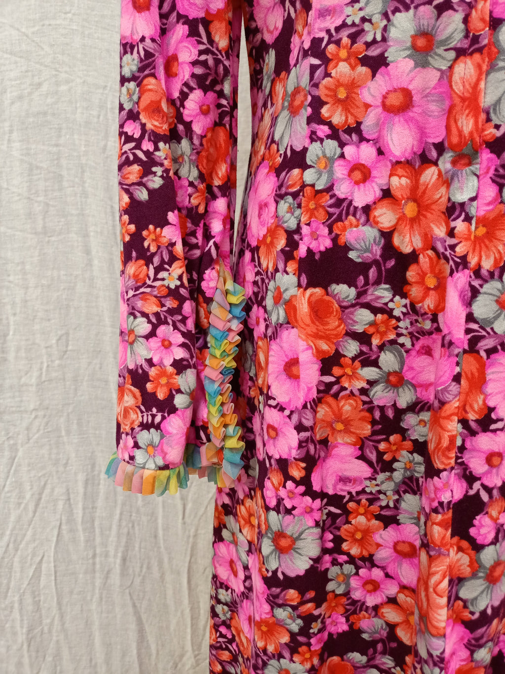 Vintage Pink Rainbow Dress