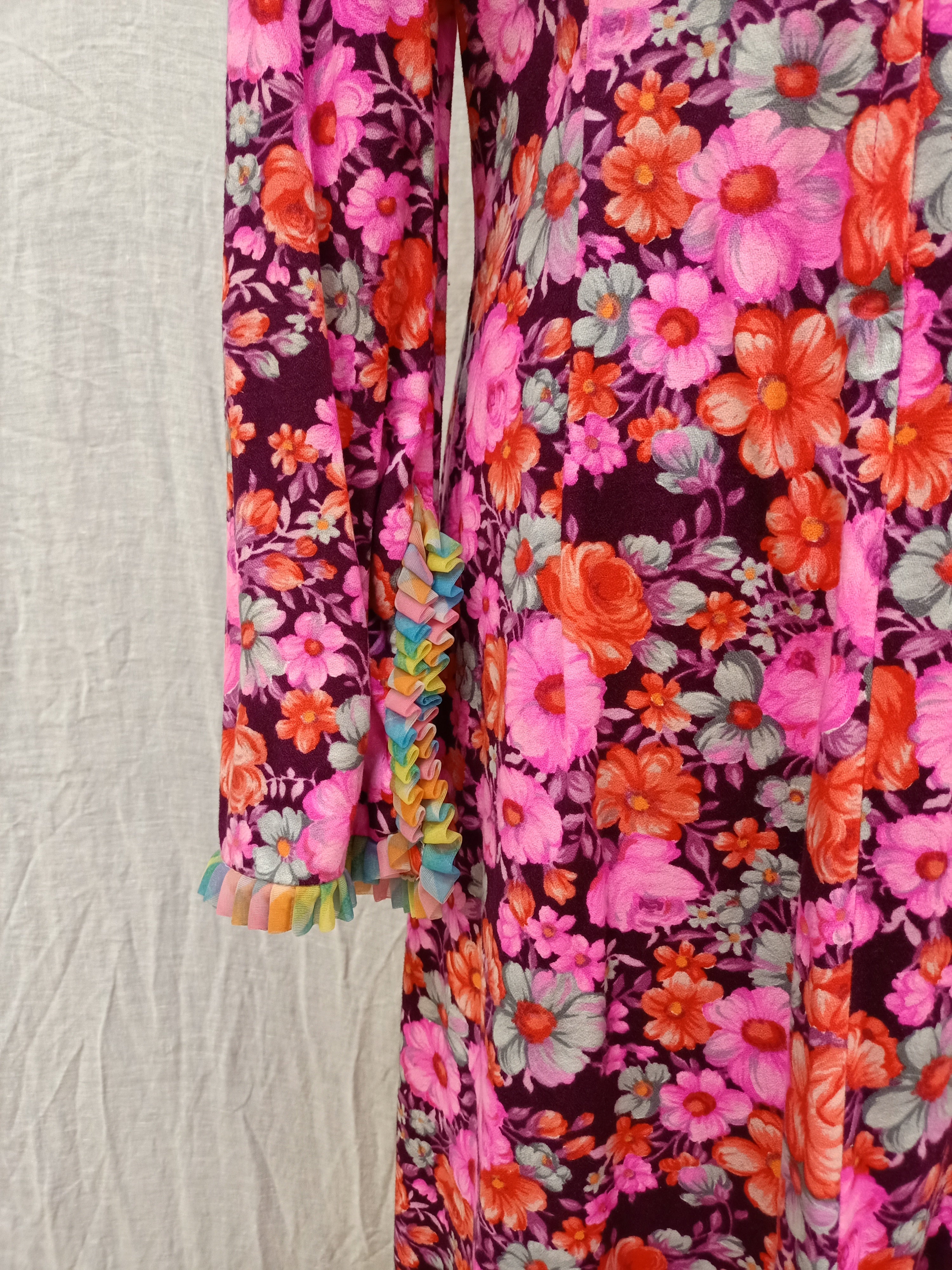 Vintage Pink Rainbow Dress