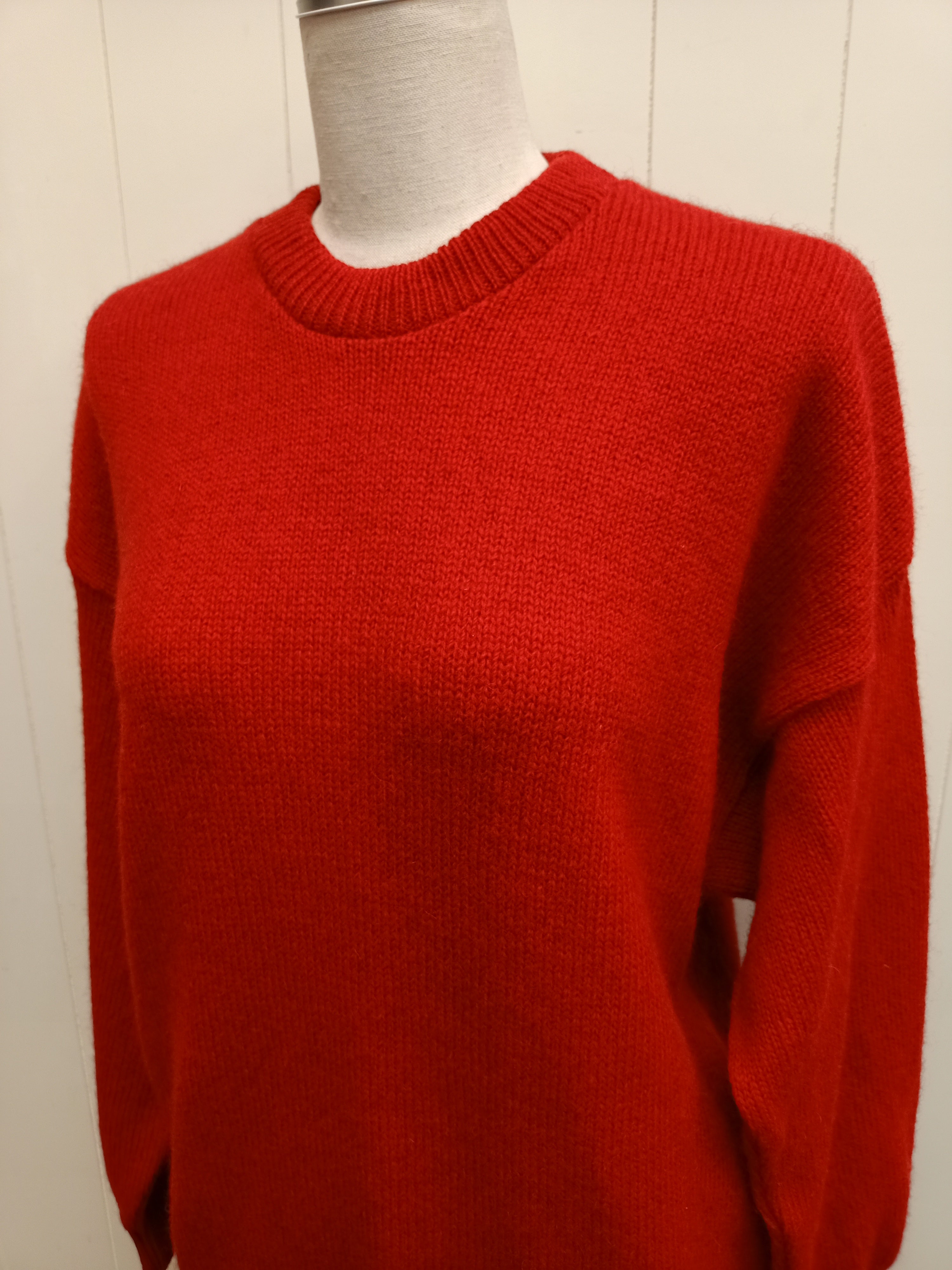 Vintage Red Knit Sweater
