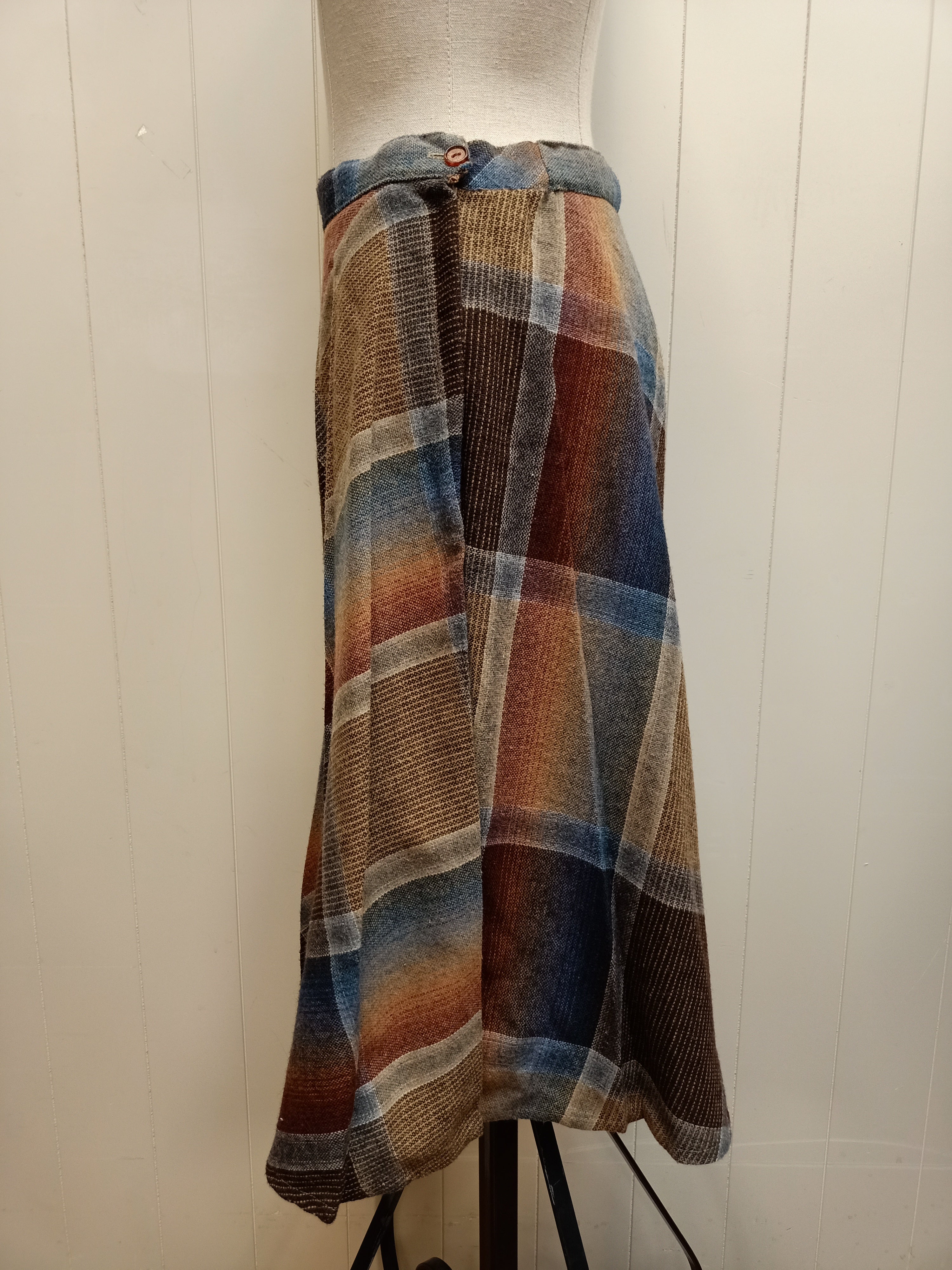 Vintage Plaid Skirt