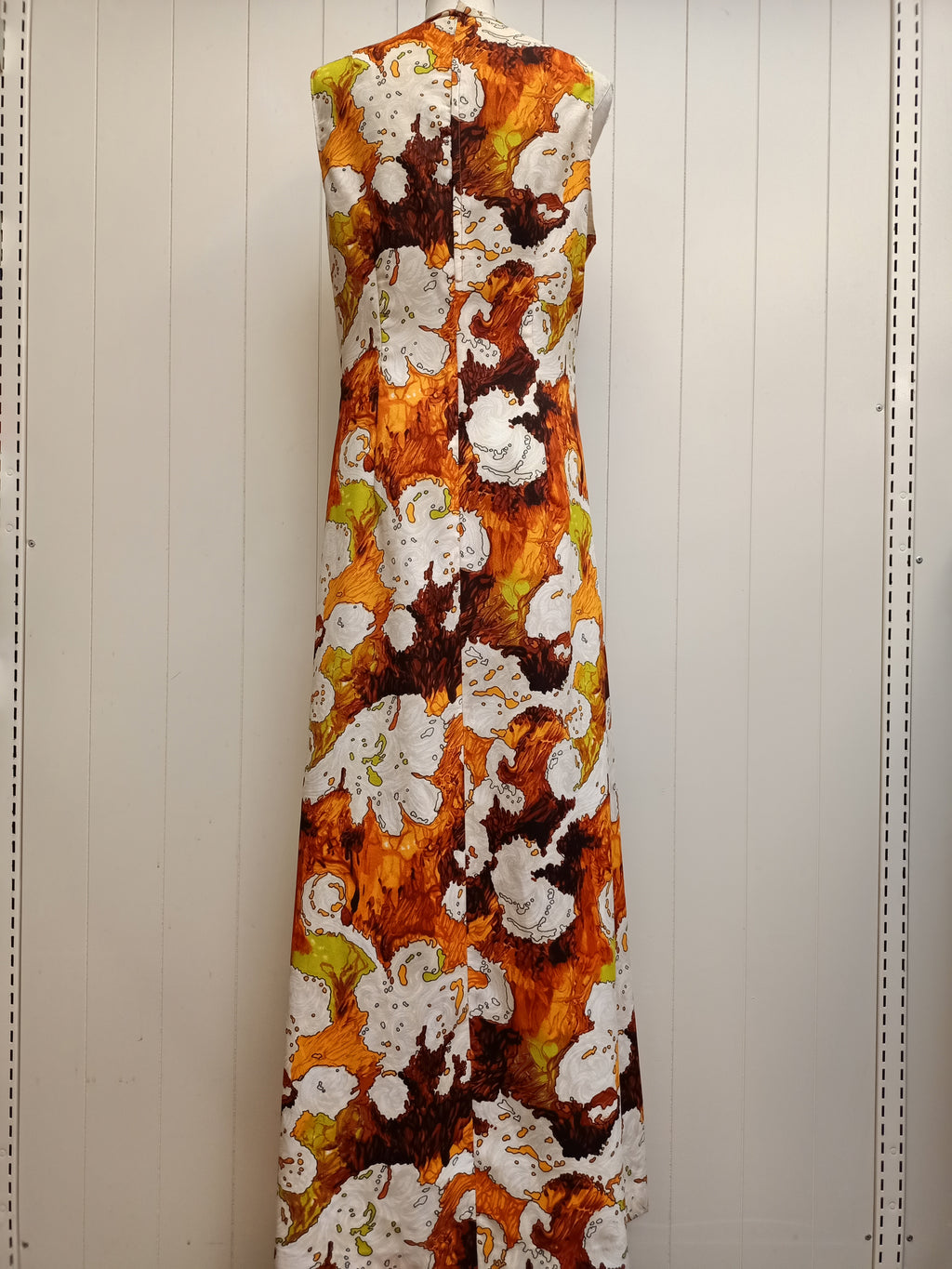 Vintage Psychedelic Longline Split Shirt