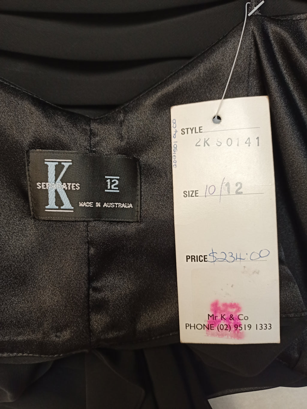 Mr K Strapless Chiffon Shirt