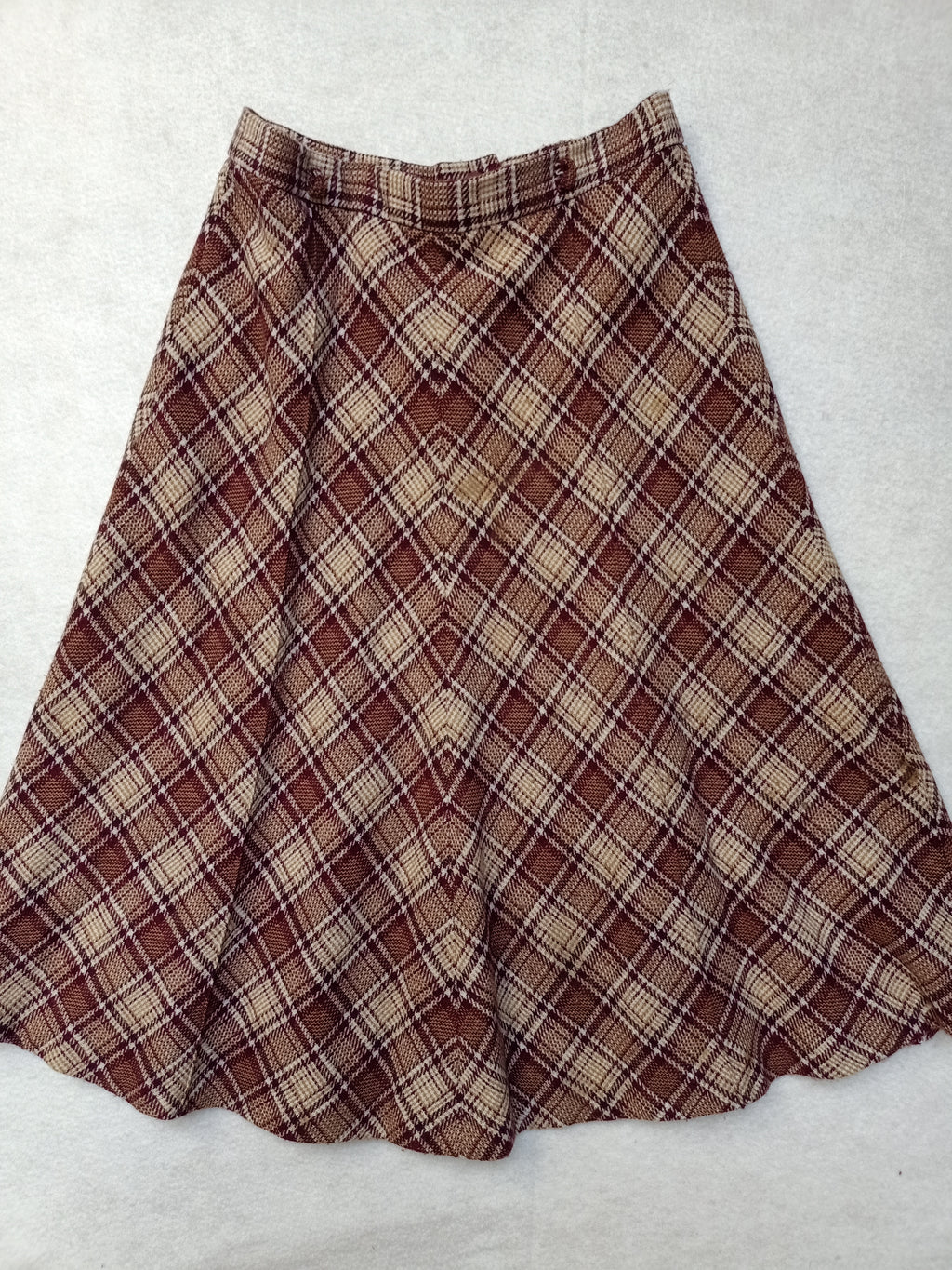 Vintage Megs Plaid Skirt