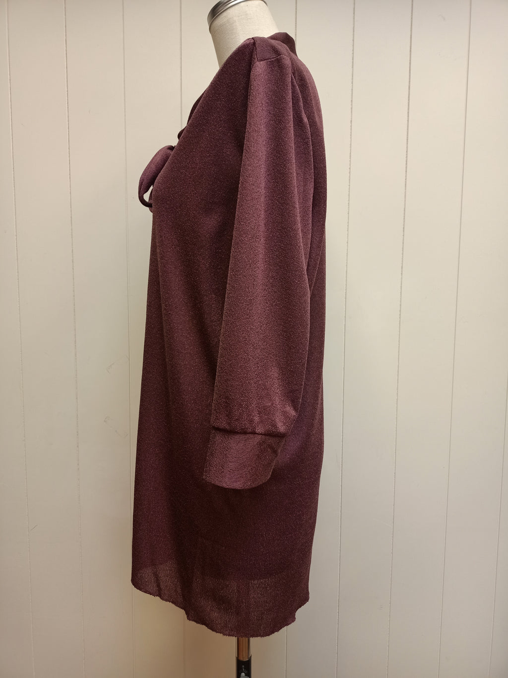 Vintage Mauve Pussycat Bow Shirt