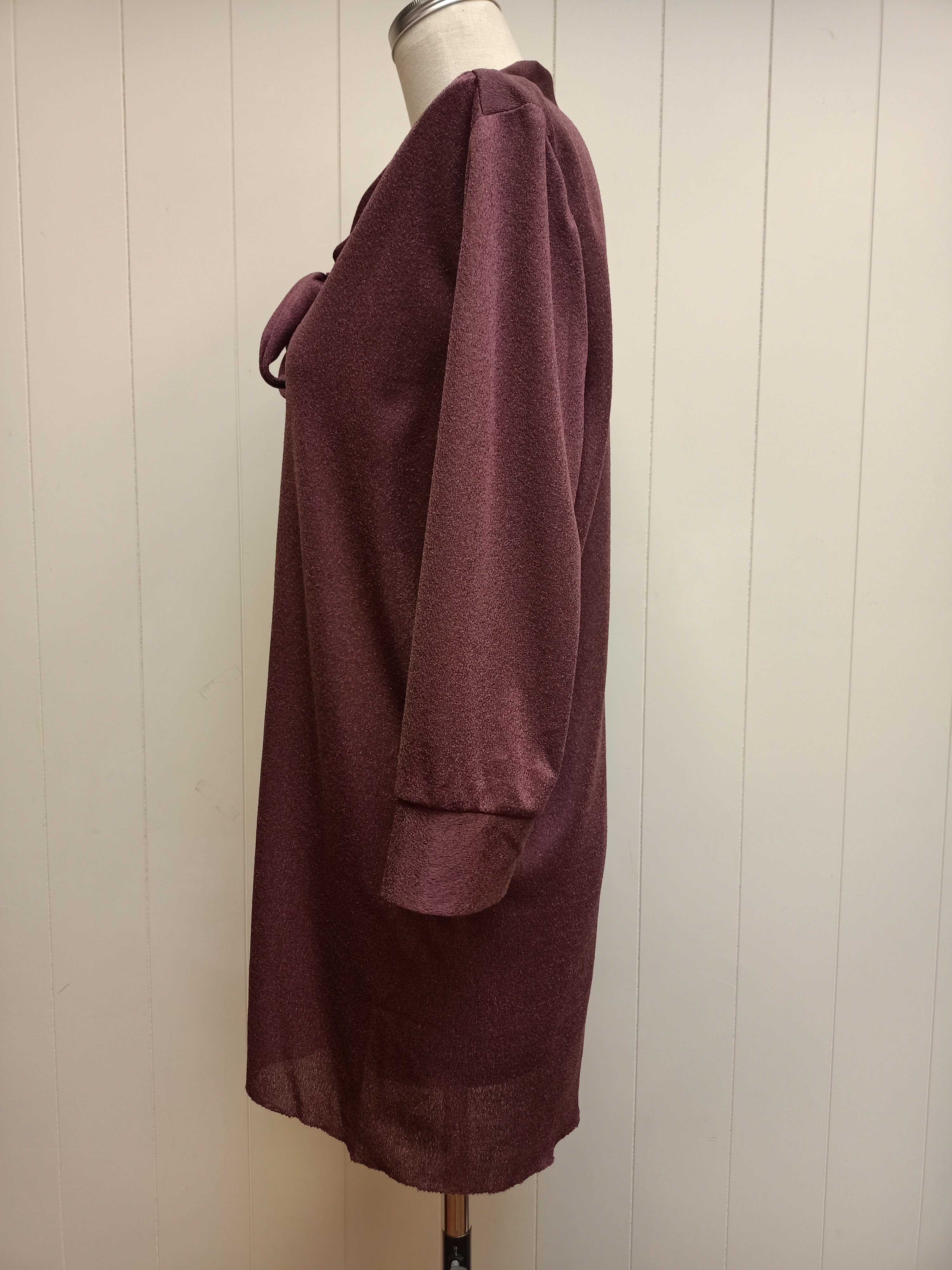 Vintage Mauve Pussycat Bow Shirt