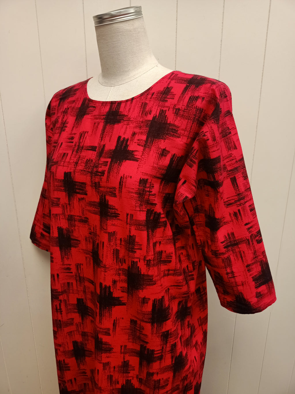 Vintage Red Cocoon Dress