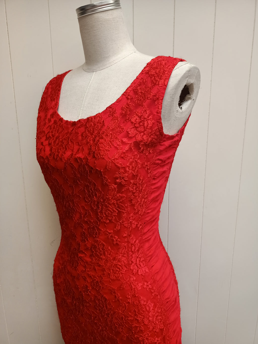 Shadze of Lace Red Lace Dress