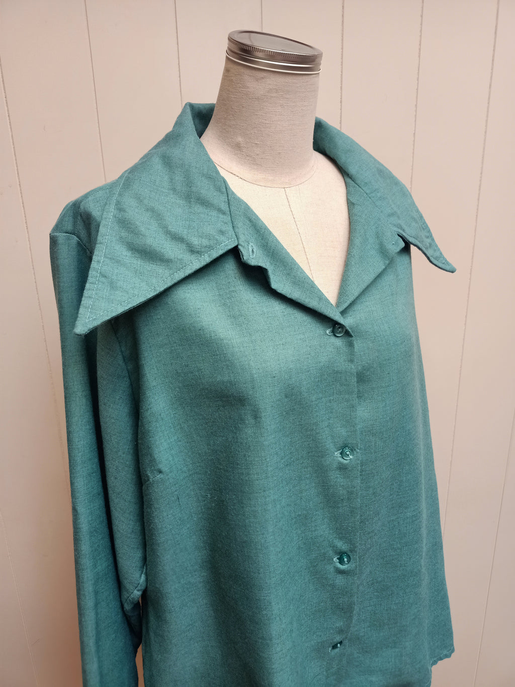 Vintage McCaul Green Chambray Shirt