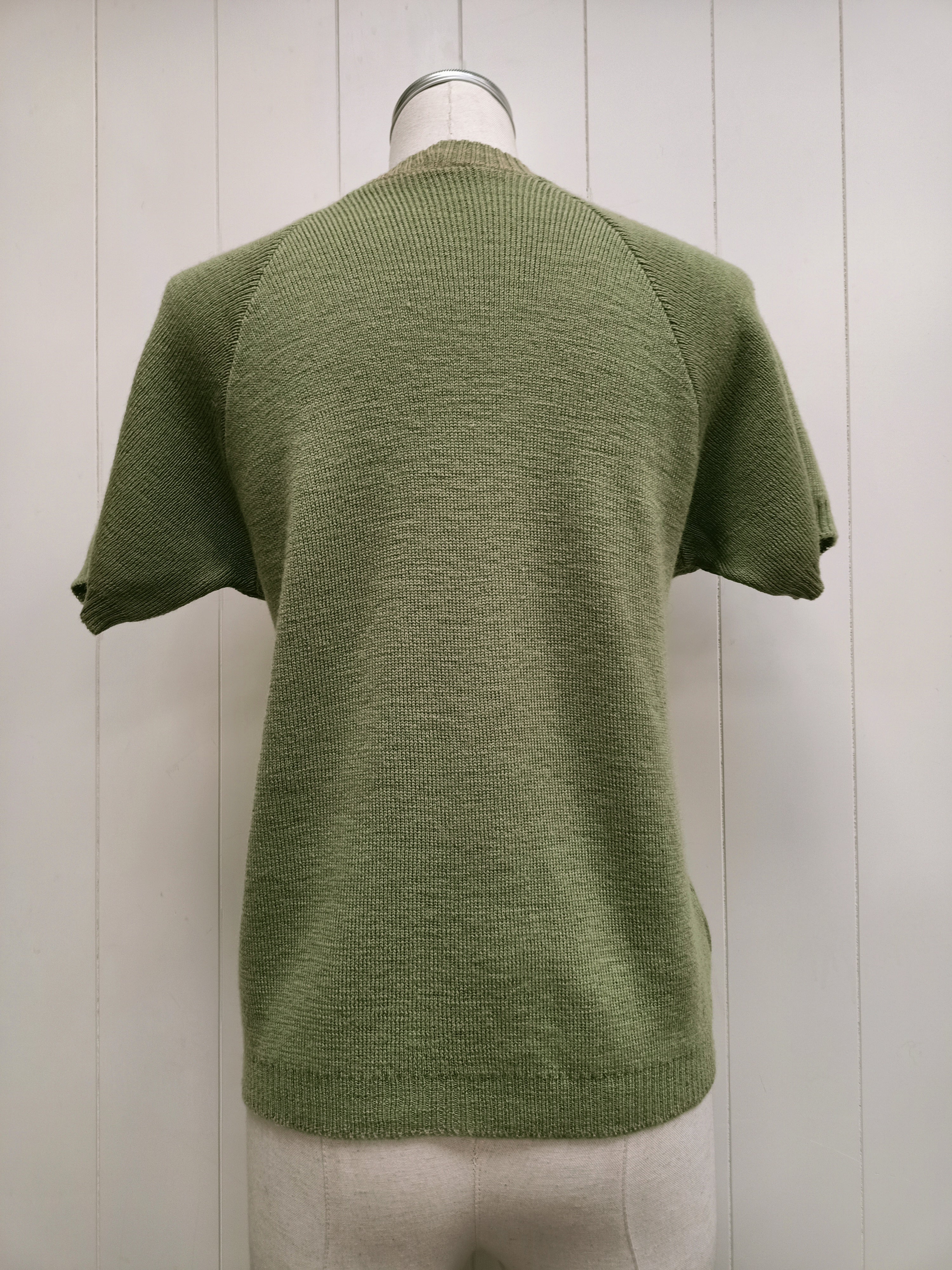 Vintage Green Knit Shirt