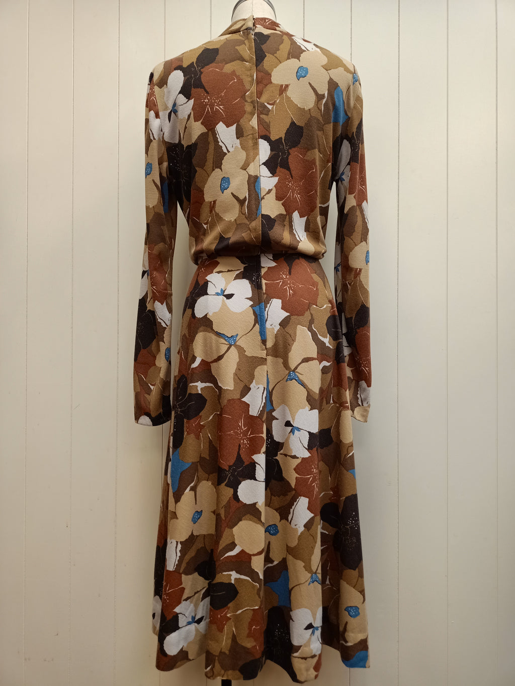 Vintage Muted Floral Dress