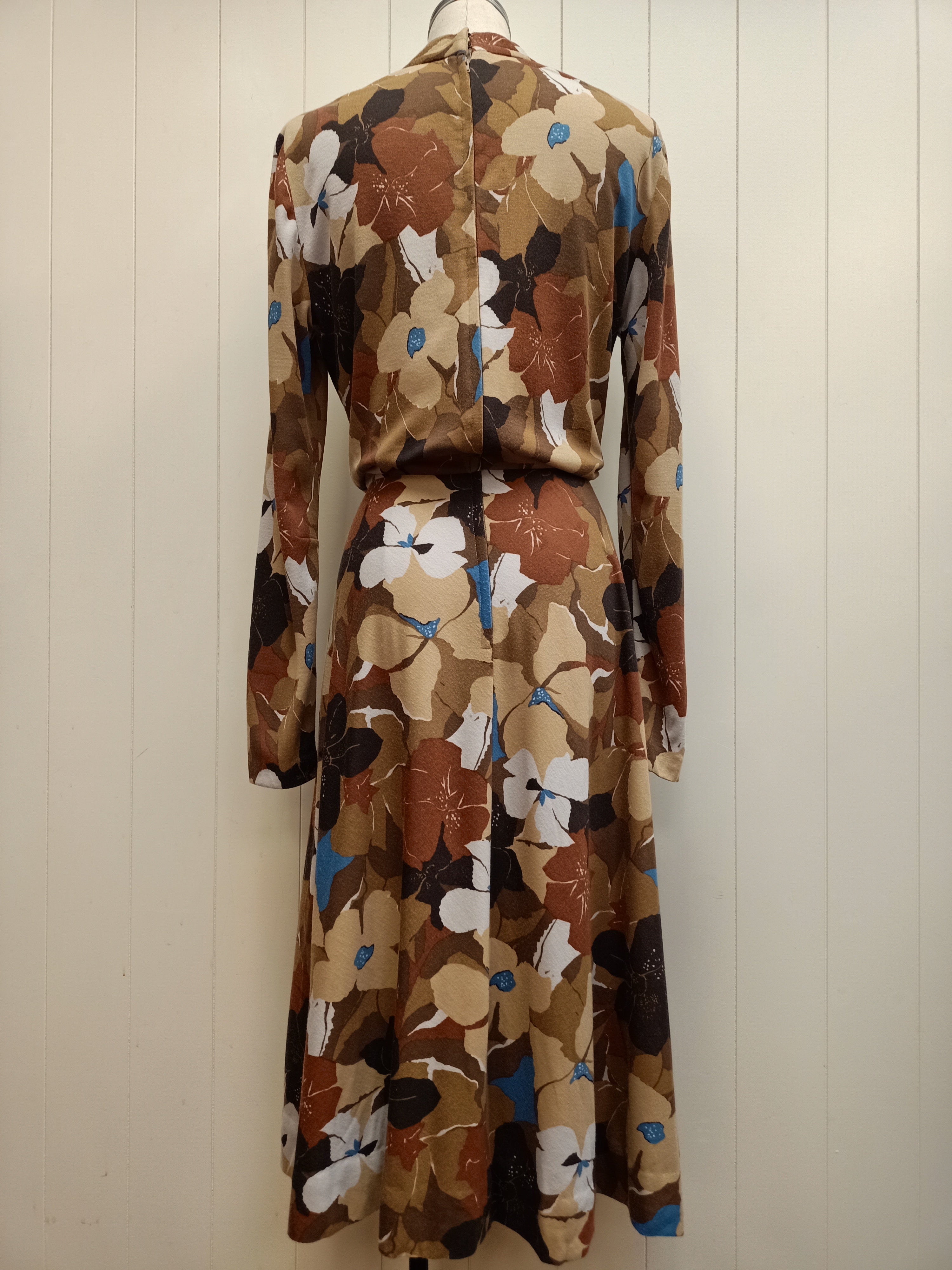 Vintage Muted Floral Dress