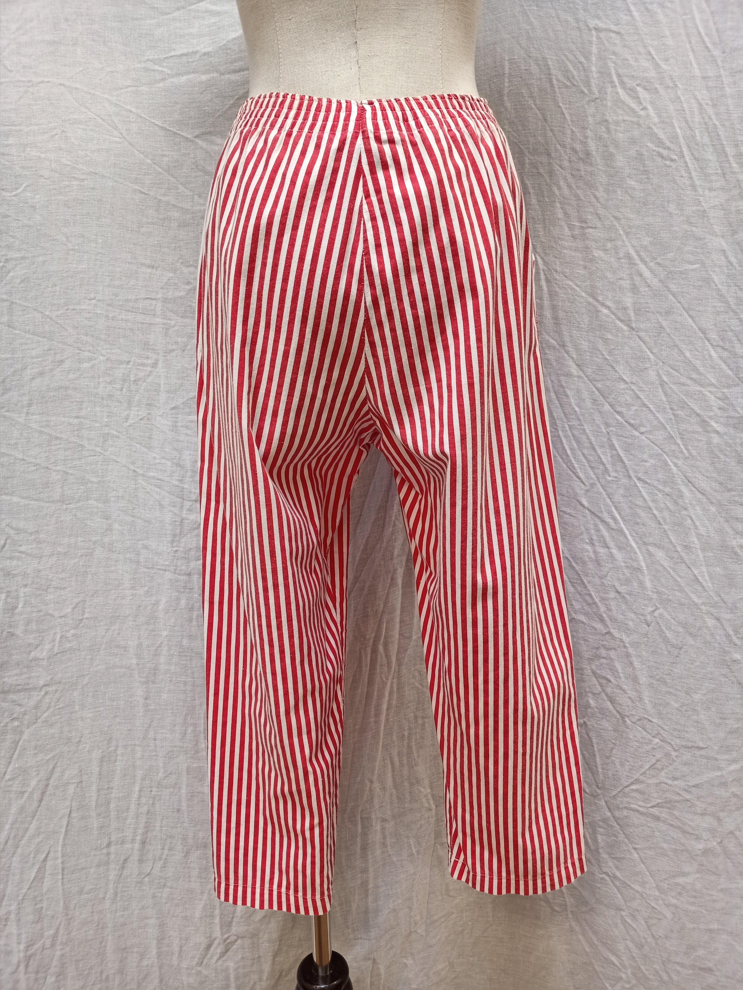 Vintage Candy Striped Capri Pants