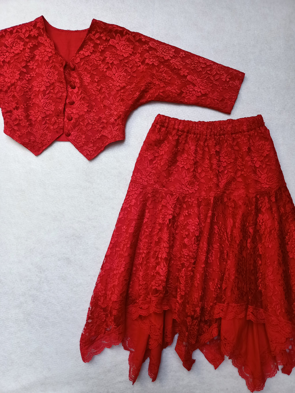 Retro Lace Co-Ord Set