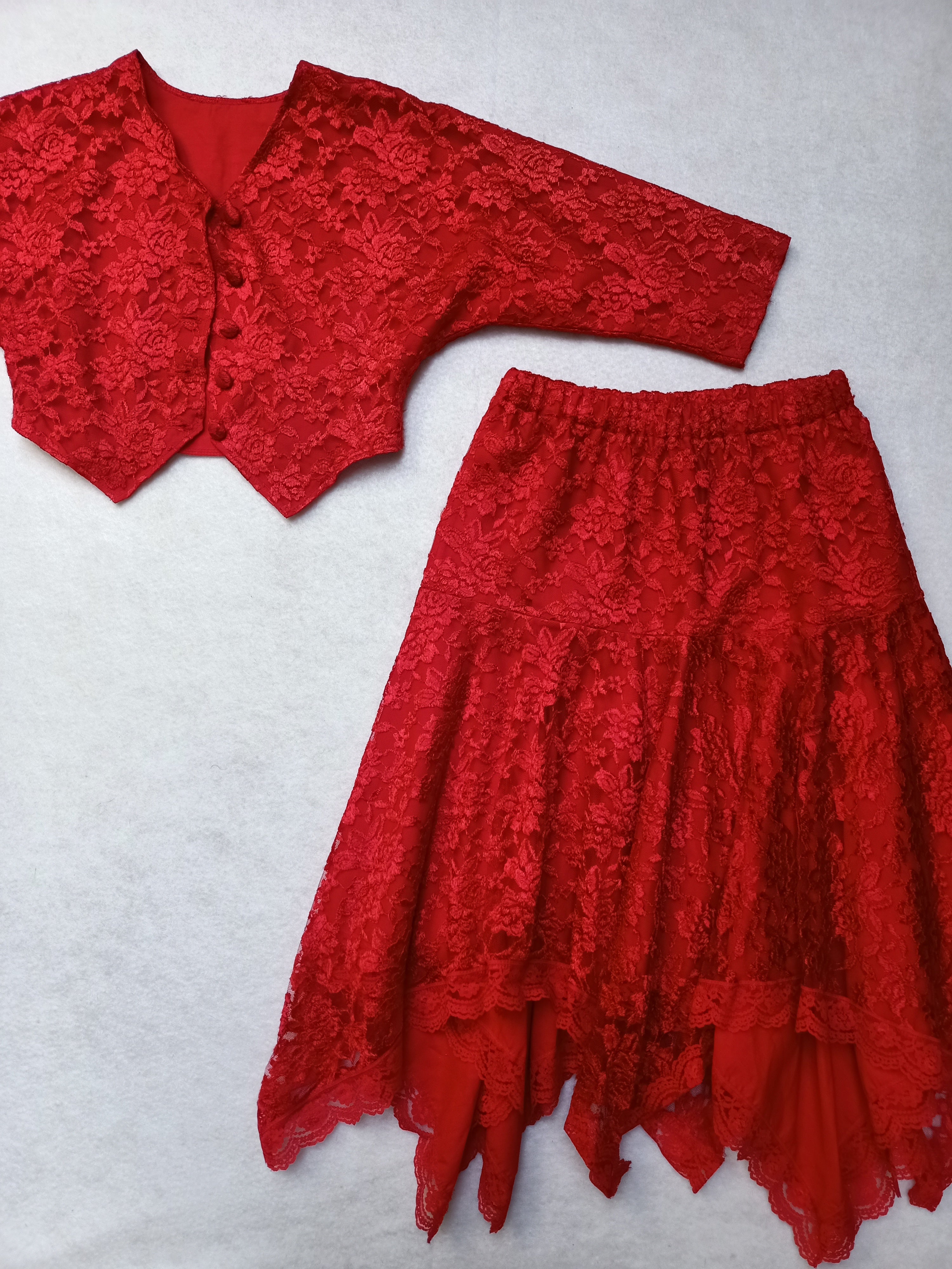 Retro Lace Co-Ord Set