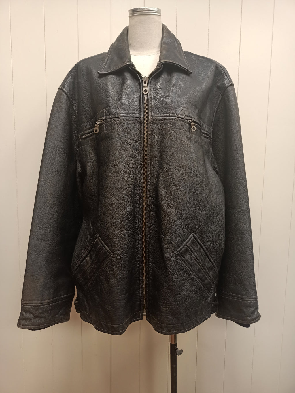 Politix Mens Leather Jacket