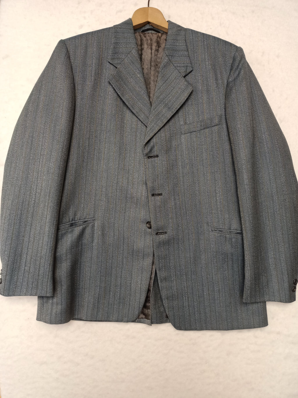 Vintage Mens Statesman Herringbone Suit