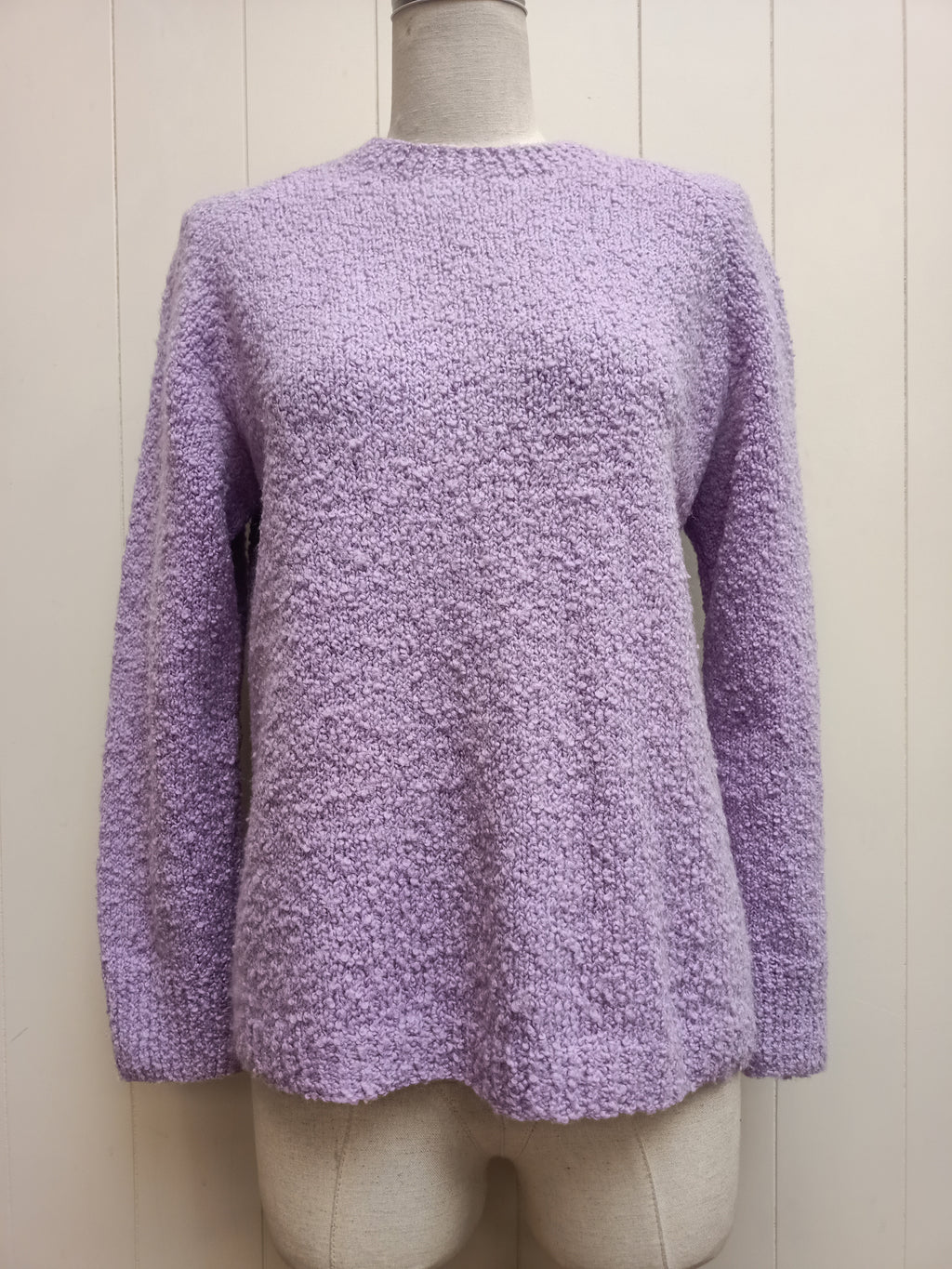 Vintage Purple Boucle Sweater