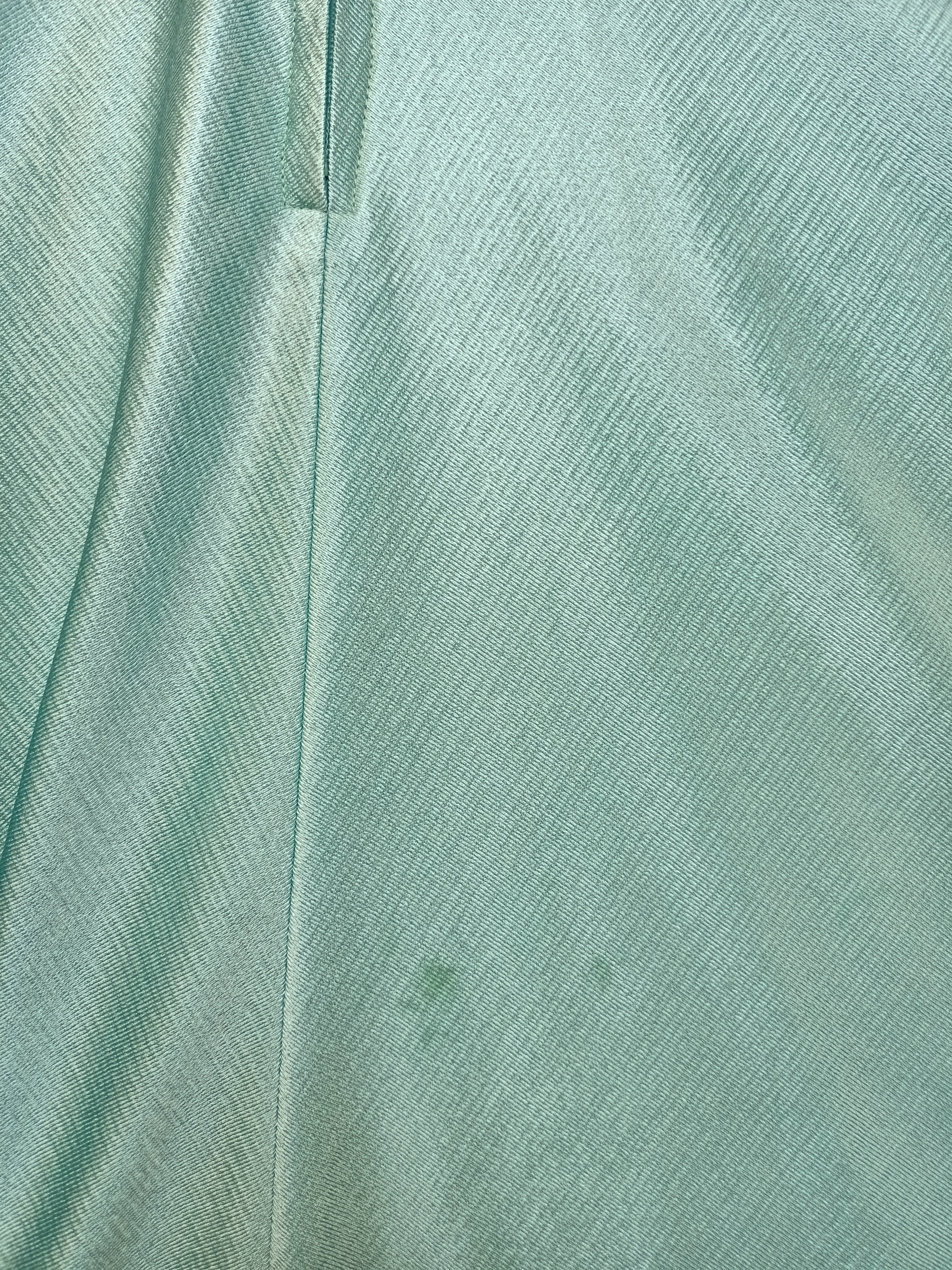 Vintage Shiny Mint Dress