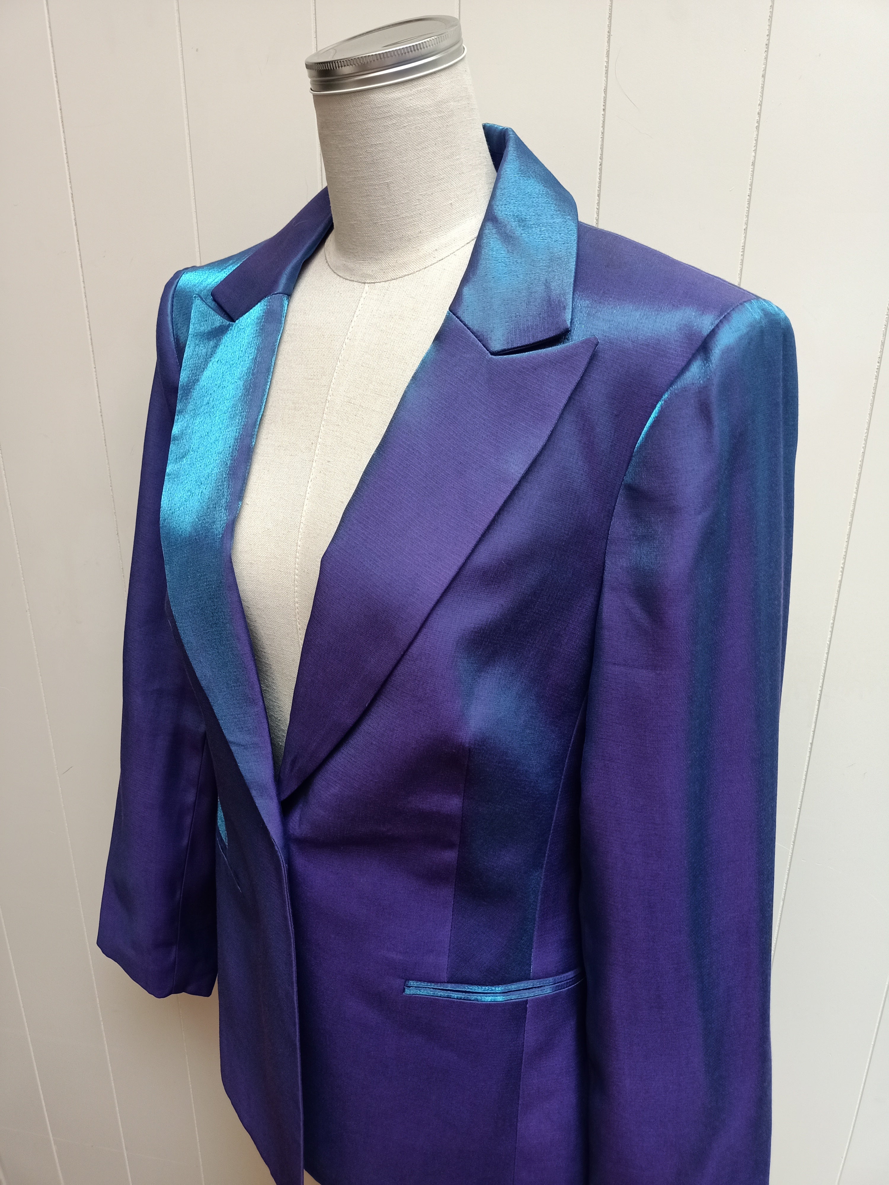 Iridescent Guava Blazer