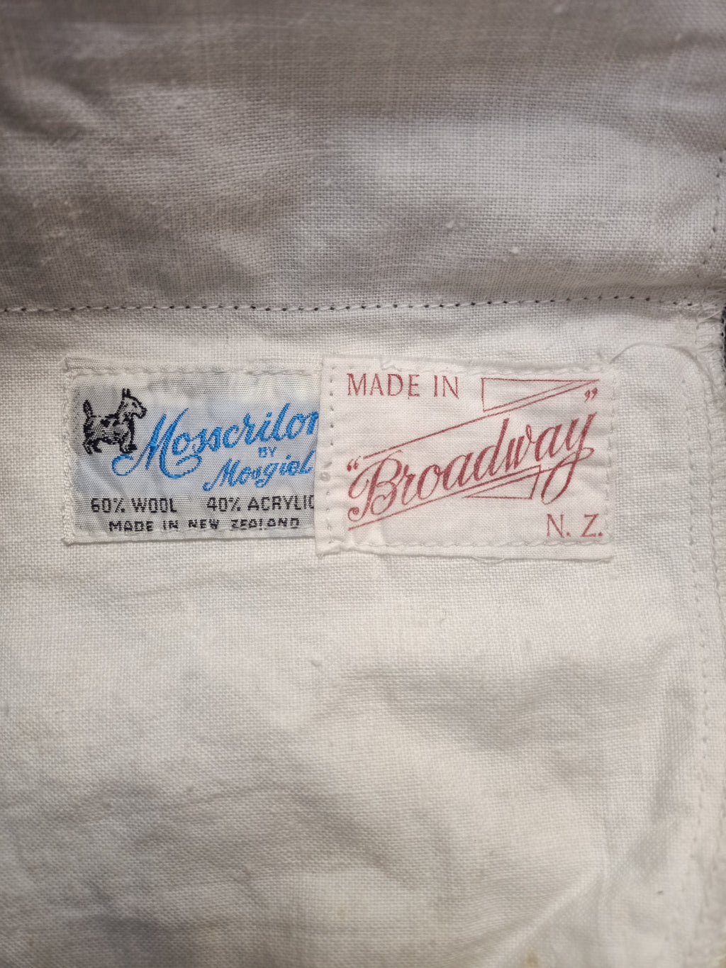 Vintage Mens Broadway Wool Pants