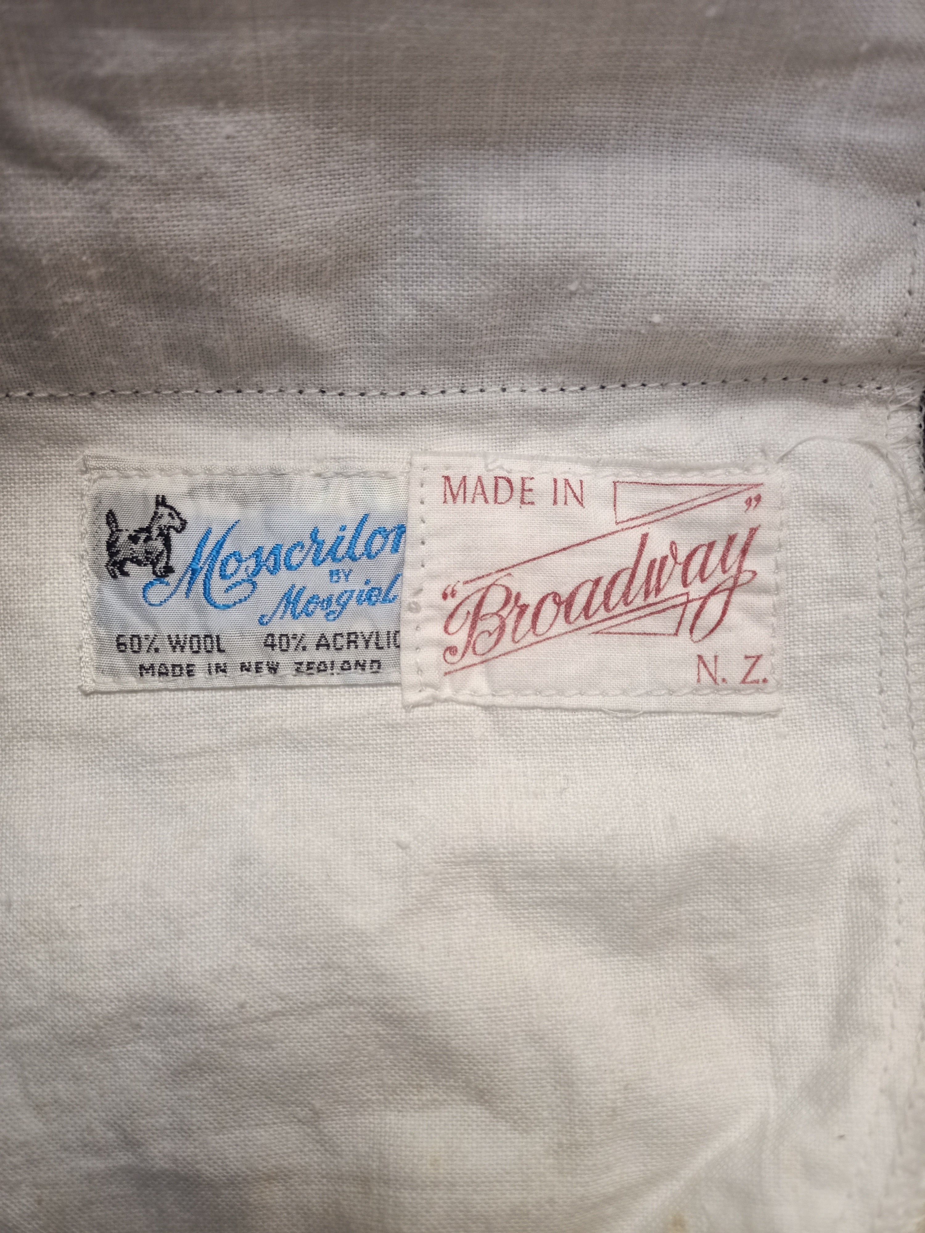 Vintage Mens Broadway Wool Pants
