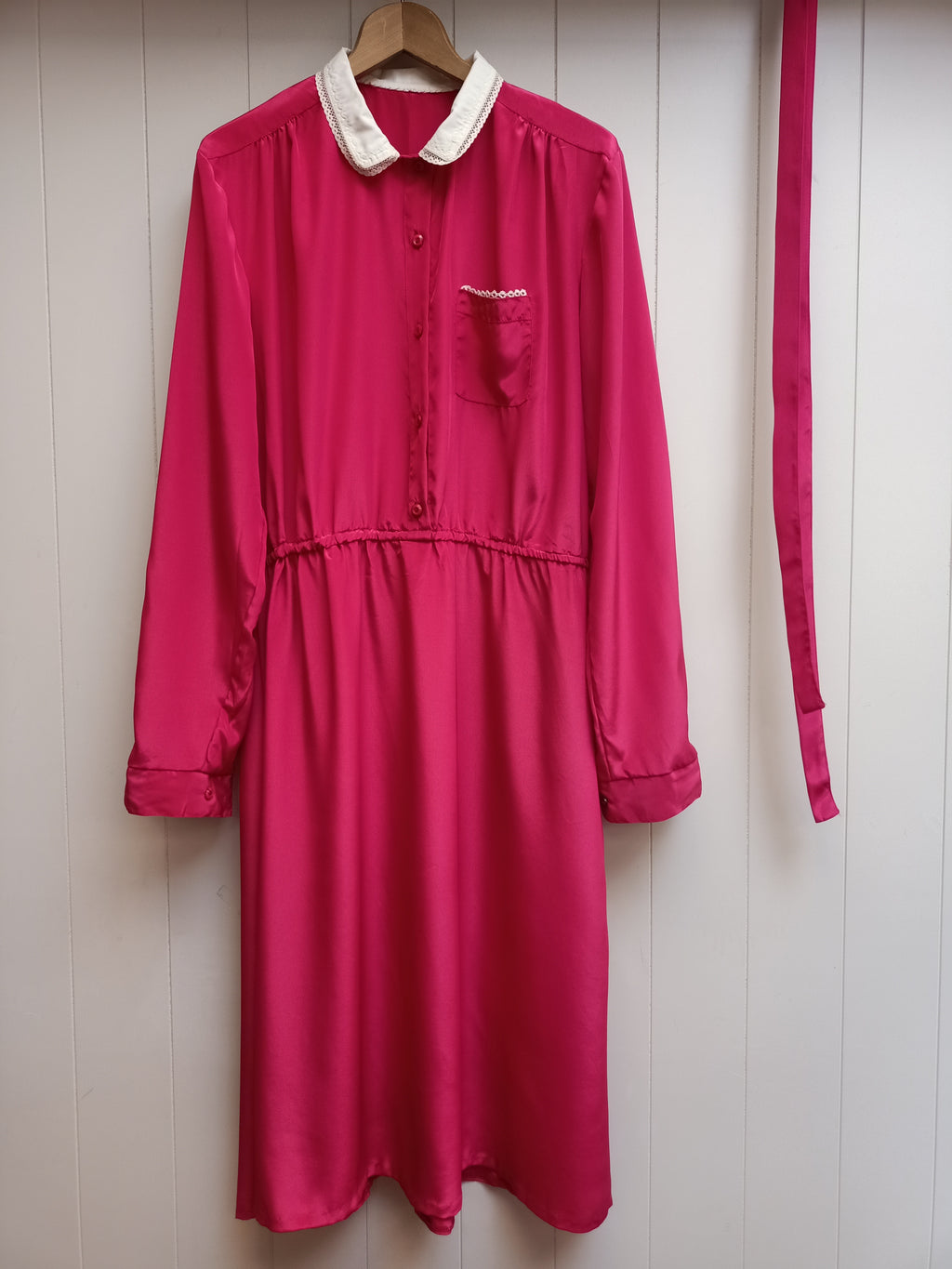 Vintage Pink Collared Dress
