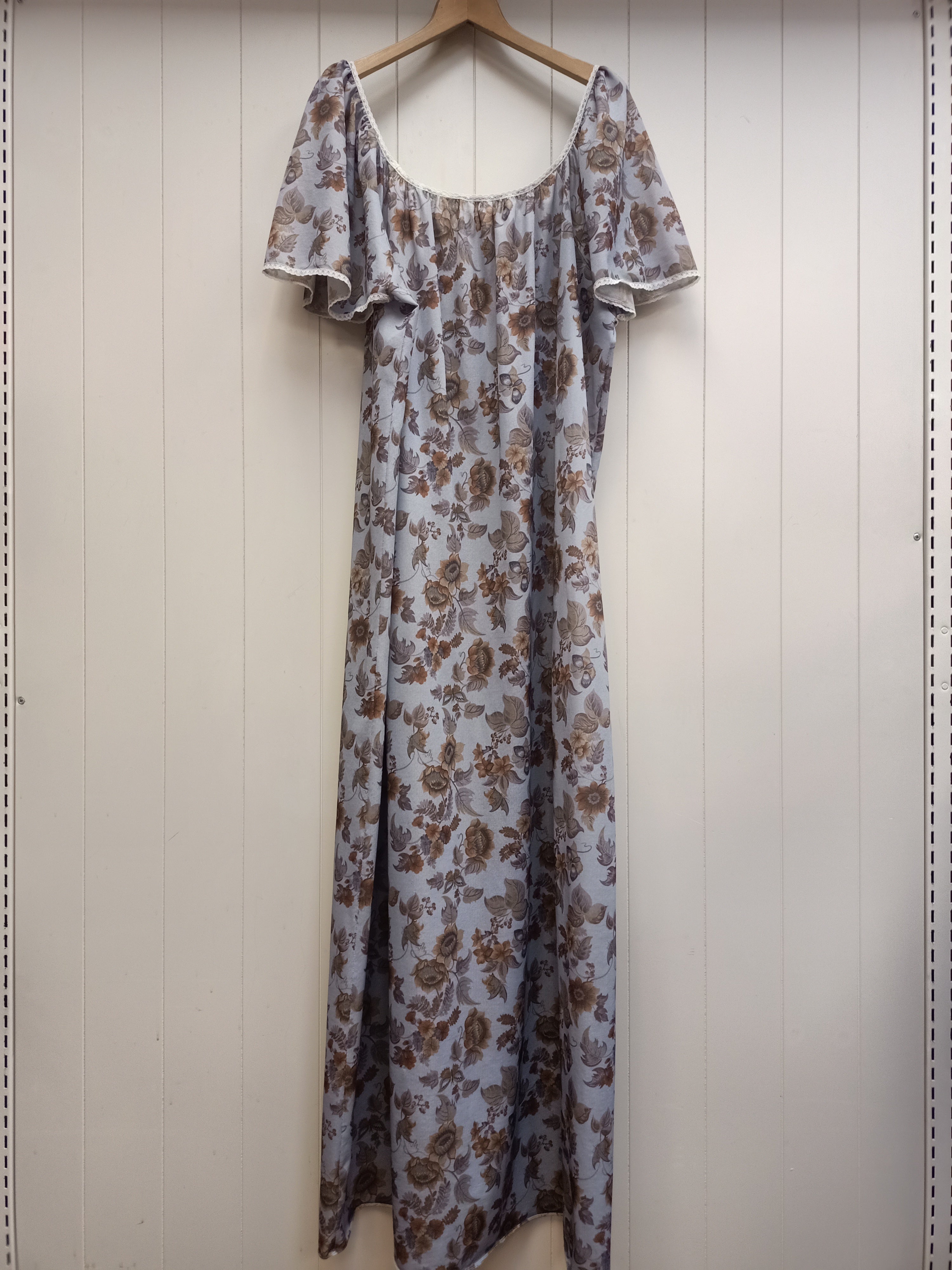 Vintage Zappa Butterfly Floral Maxi Dress