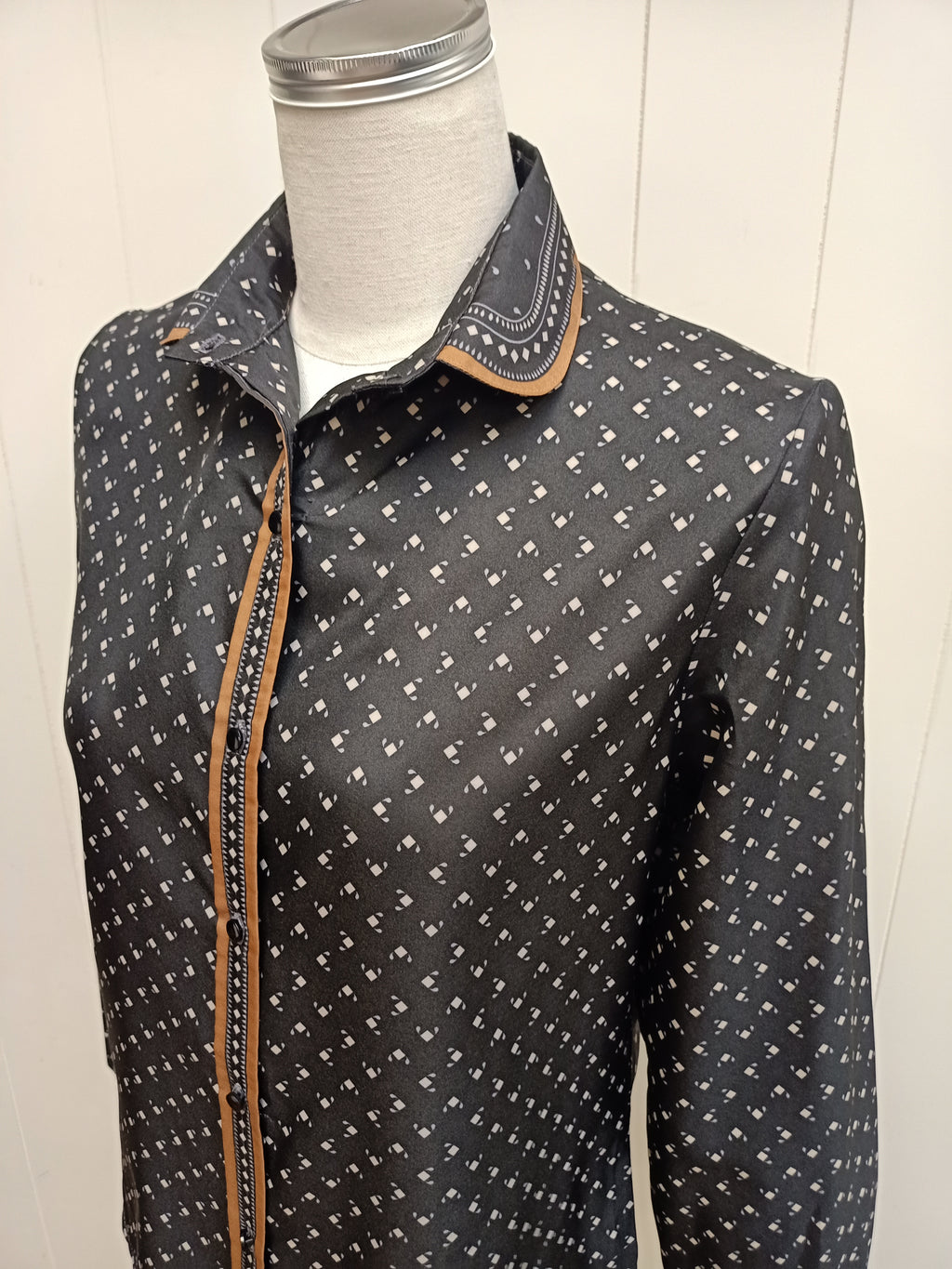Vintage Lady Lichfield Geometric Shirt