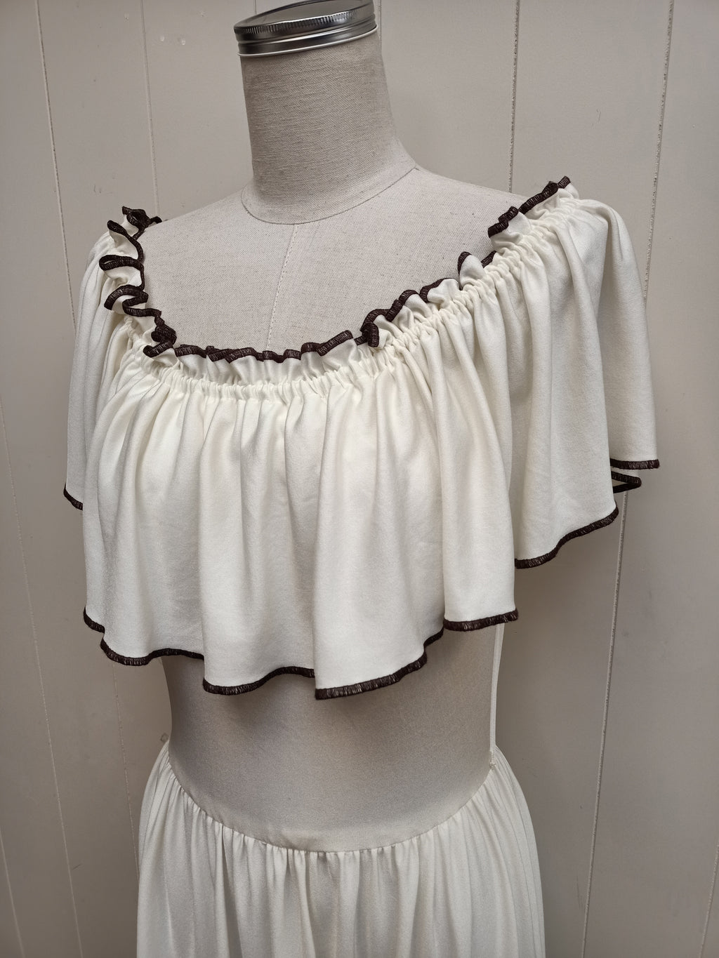 Vintage Derek Clothes Off Shoulder Dress
