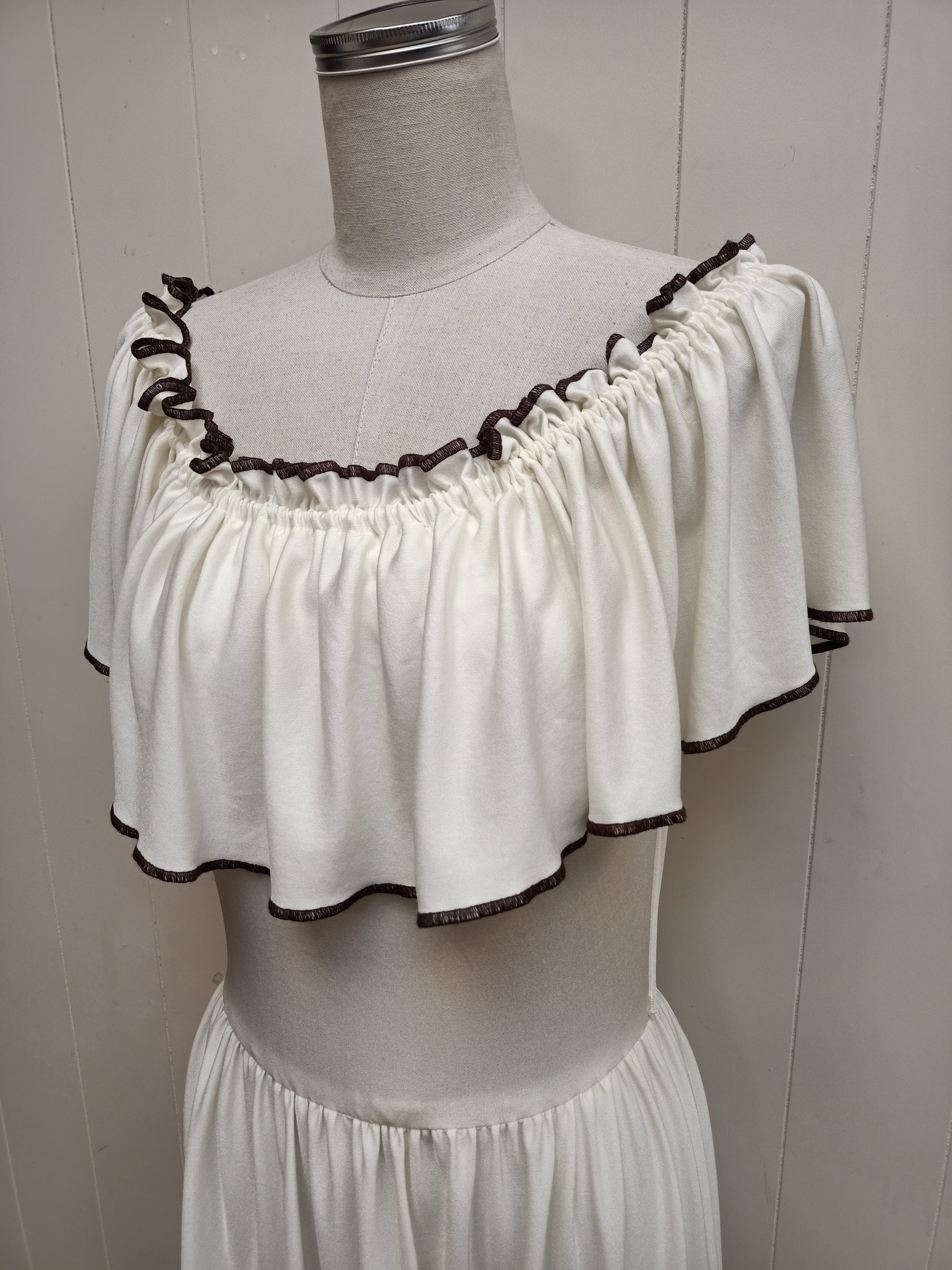 Vintage Derek Clothes Off Shoulder Dress