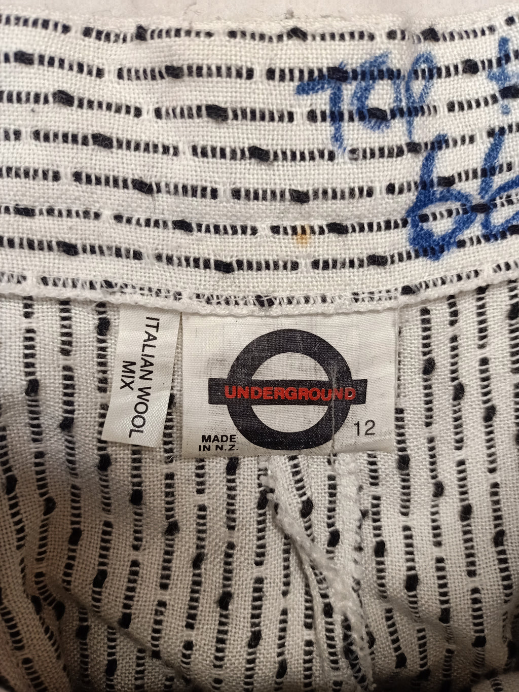 Vintage Underground Wool Blend Pants