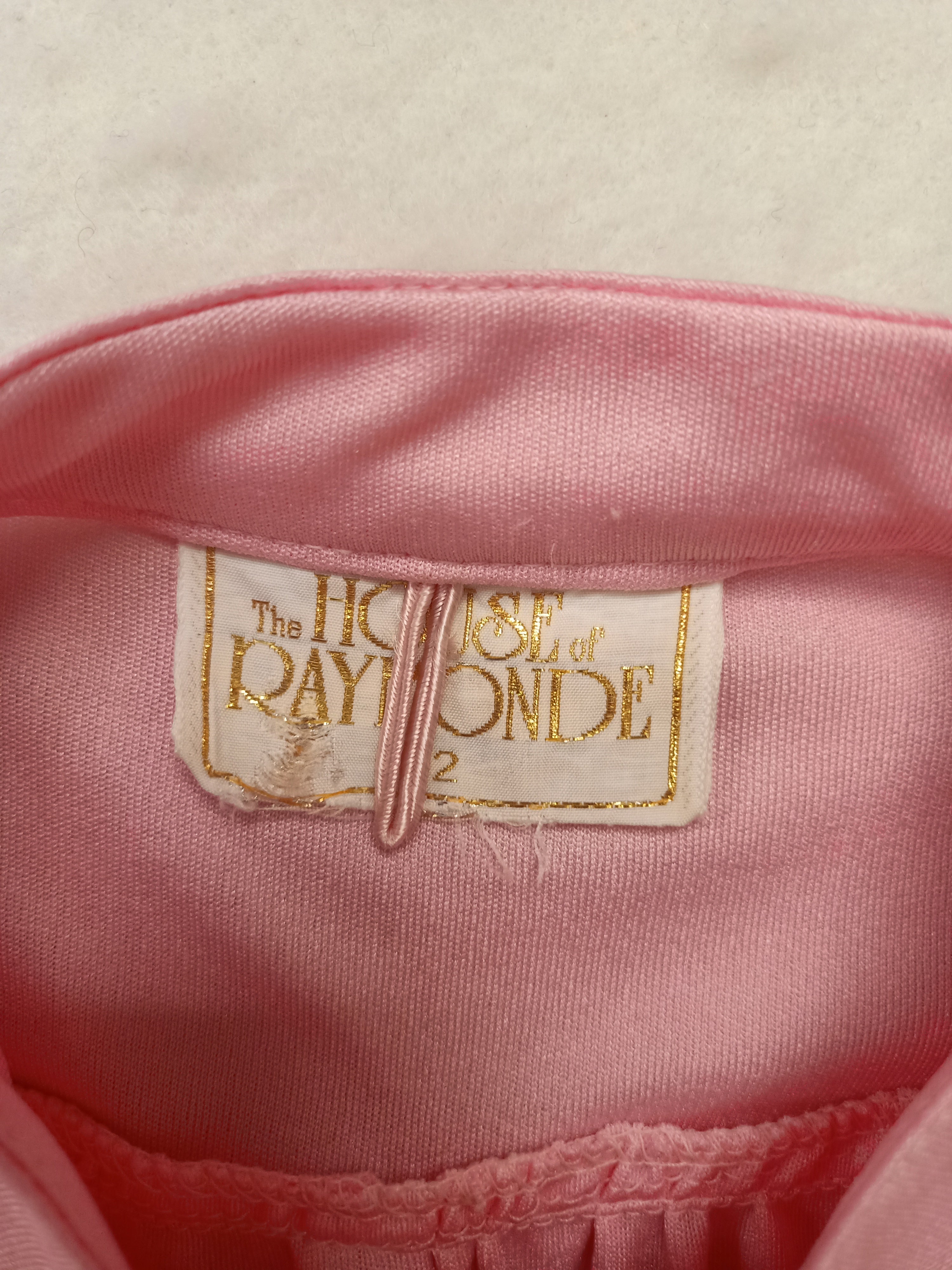 Vintage The House of Raymonde Pink Dress