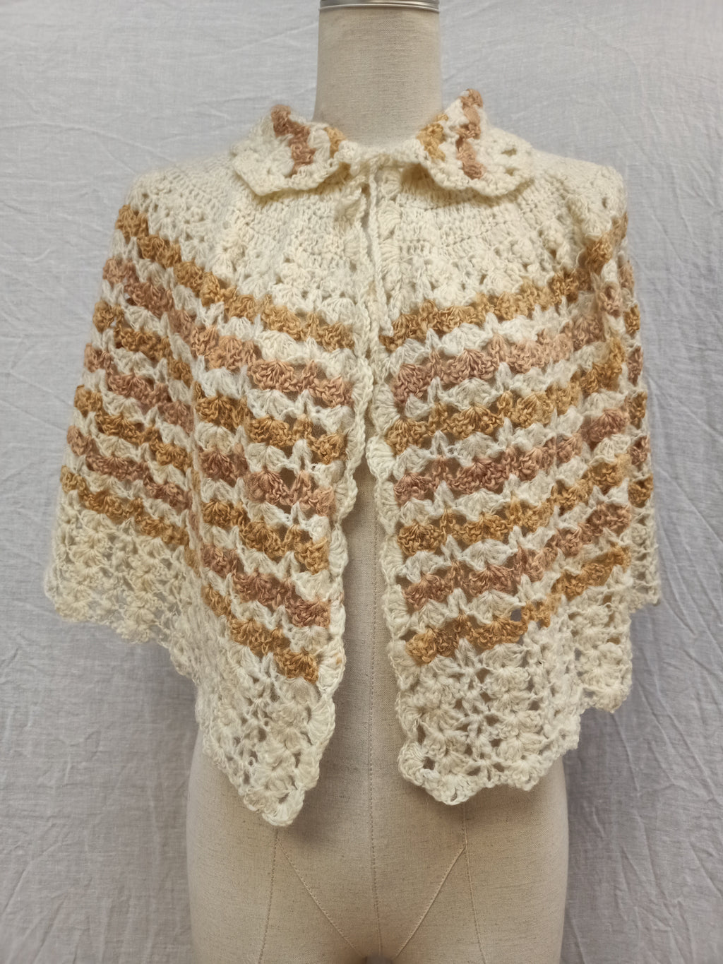 Vintage Crochet Cape