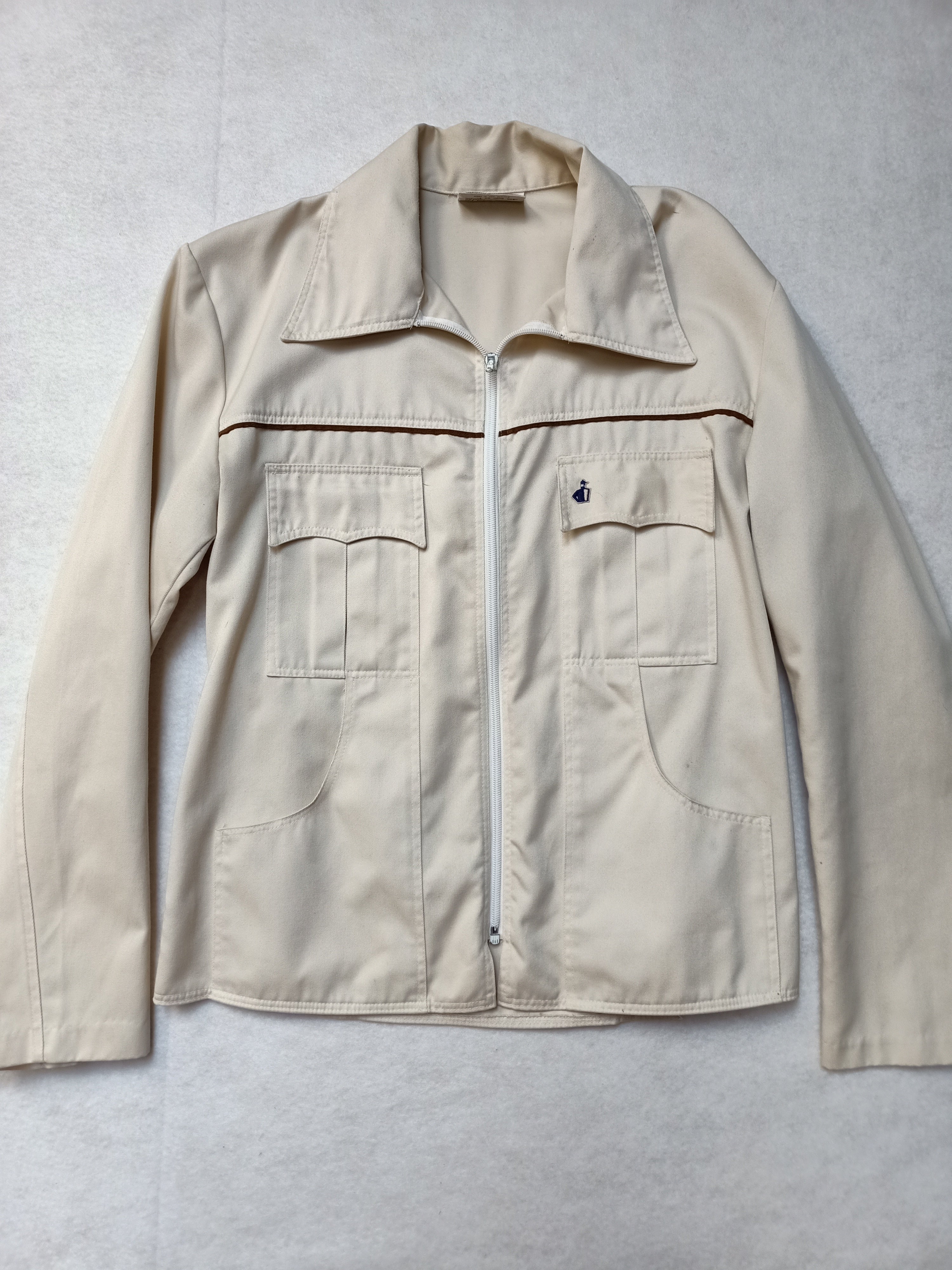 Jacket Cream Bomber Jacket
