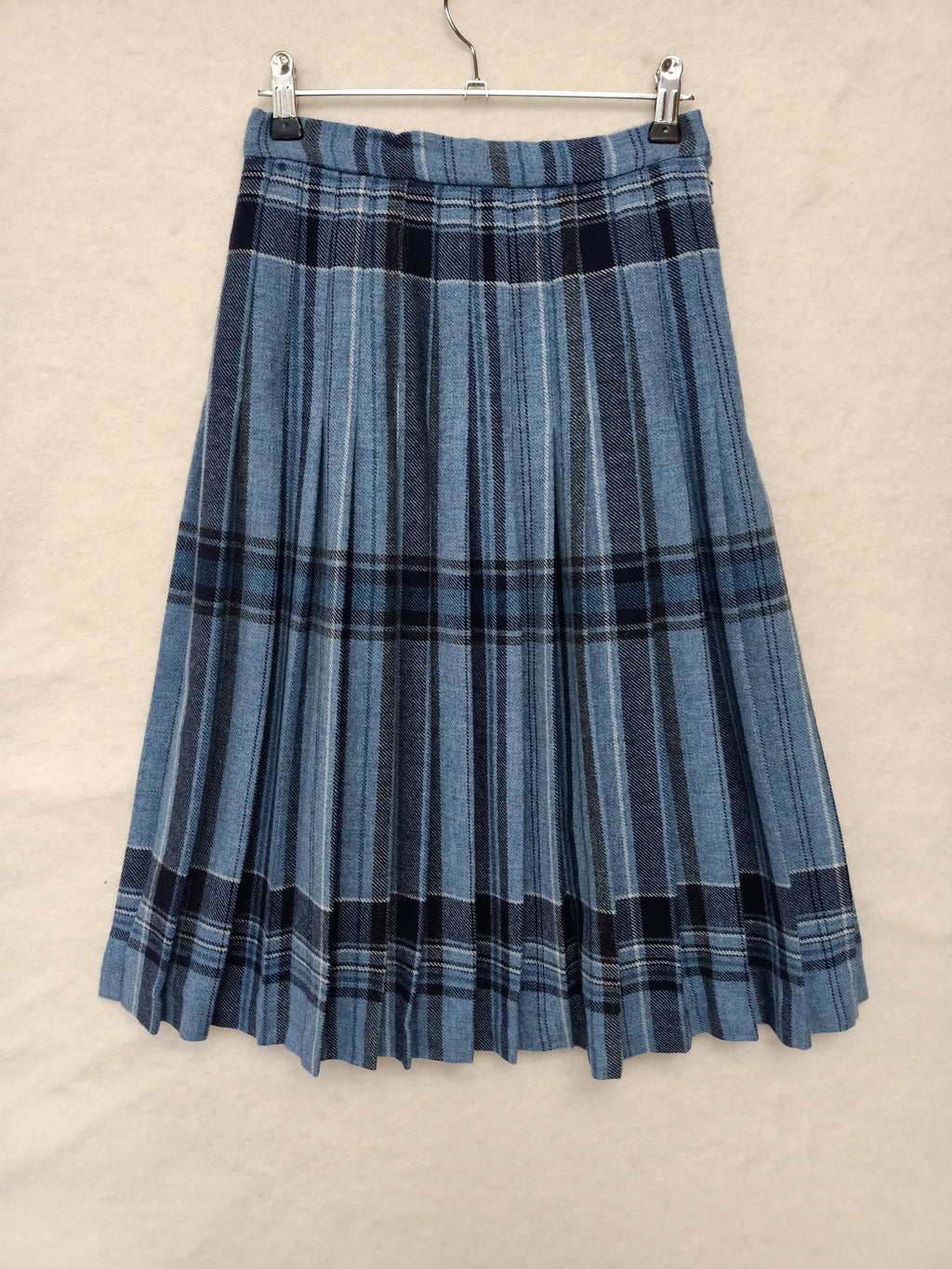Vintage Dunedin Blue Plaid Skirt