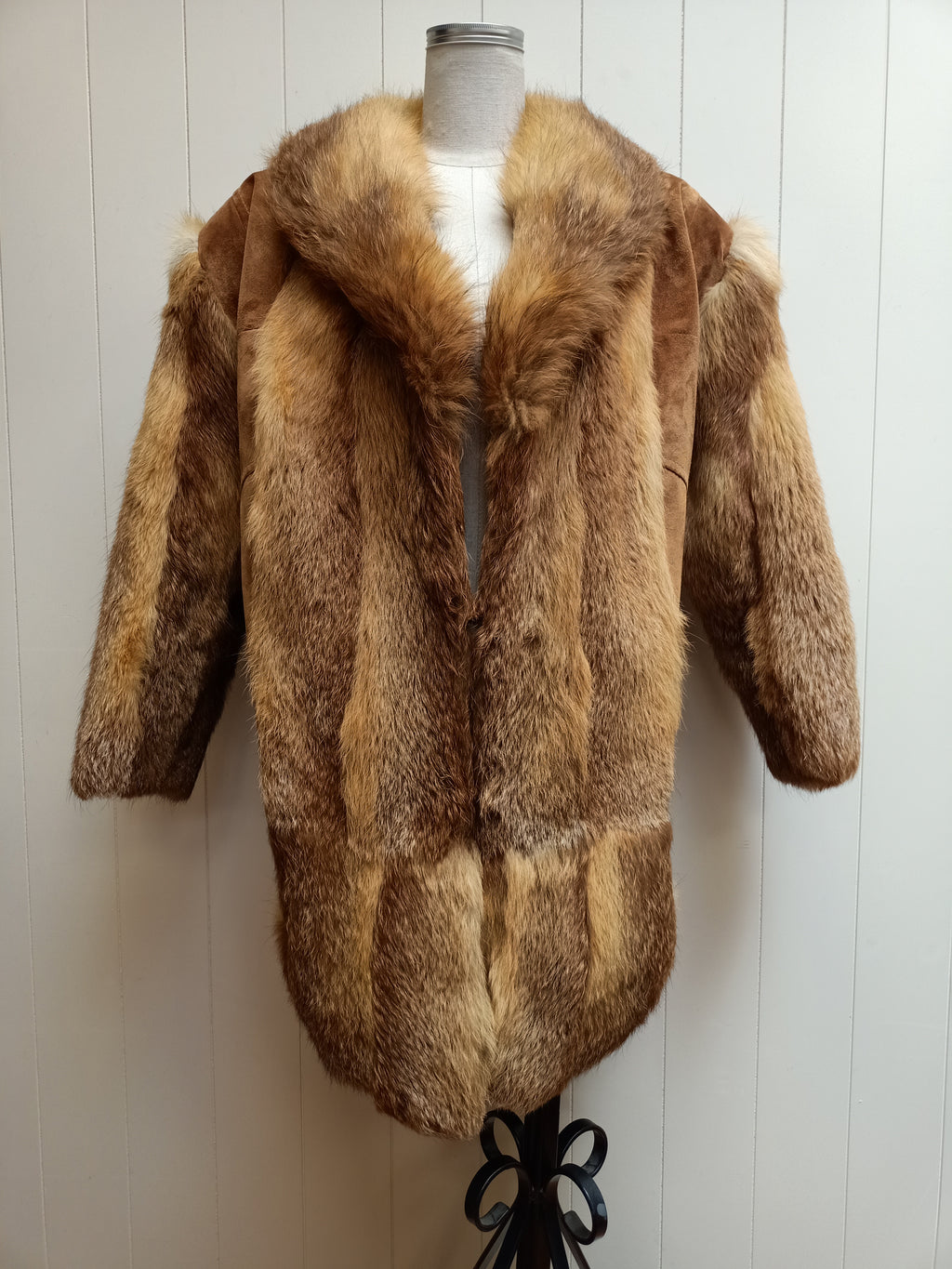 Vintage Fur & Suede Jacket