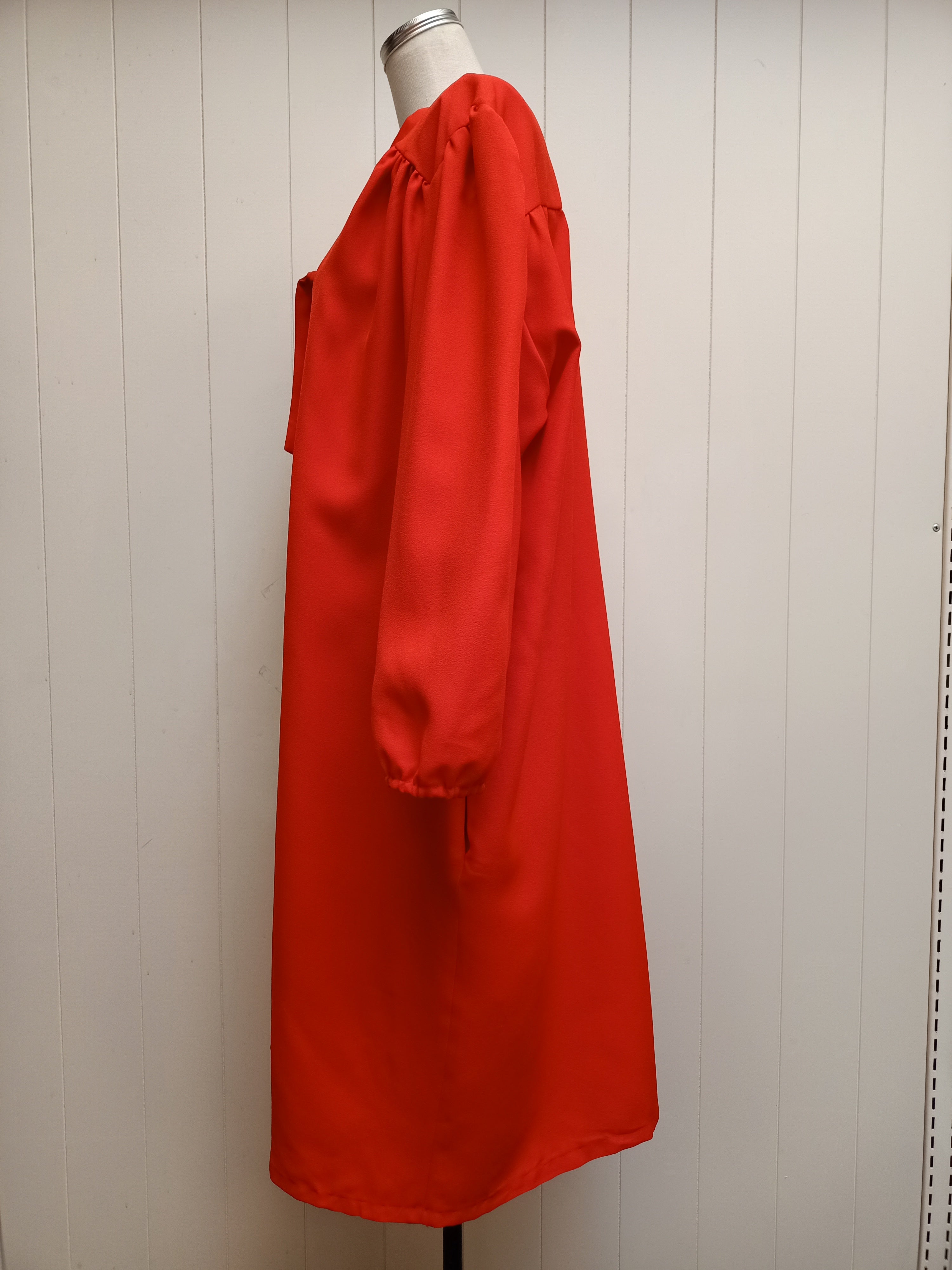 Vintage Orange Shift Dress