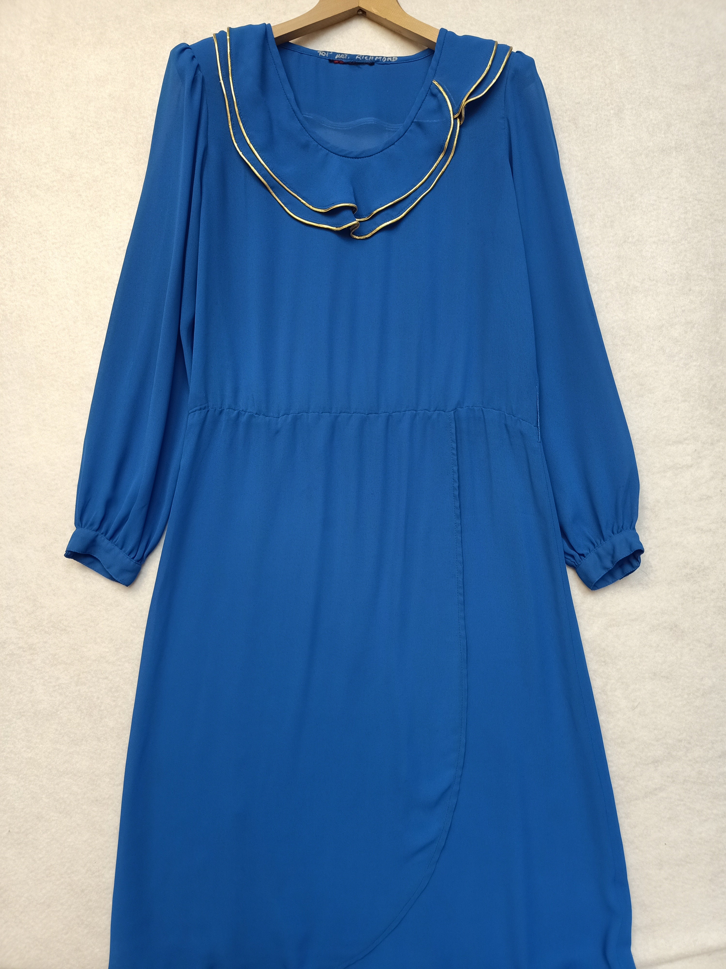 Vintage Sheer Blue Dress