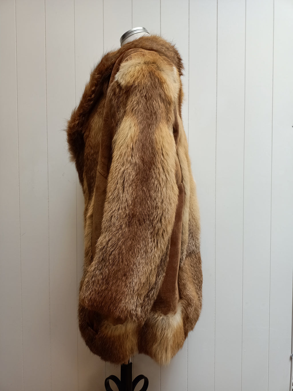 Vintage Fur & Suede Jacket