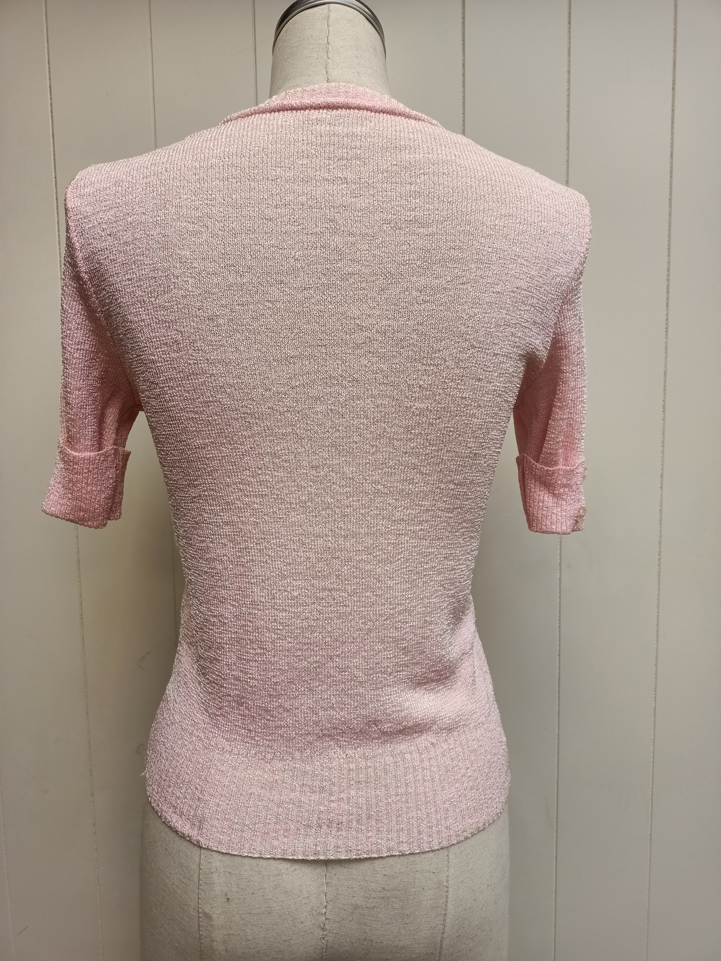 Vintage Pale Pink Knit Shirt