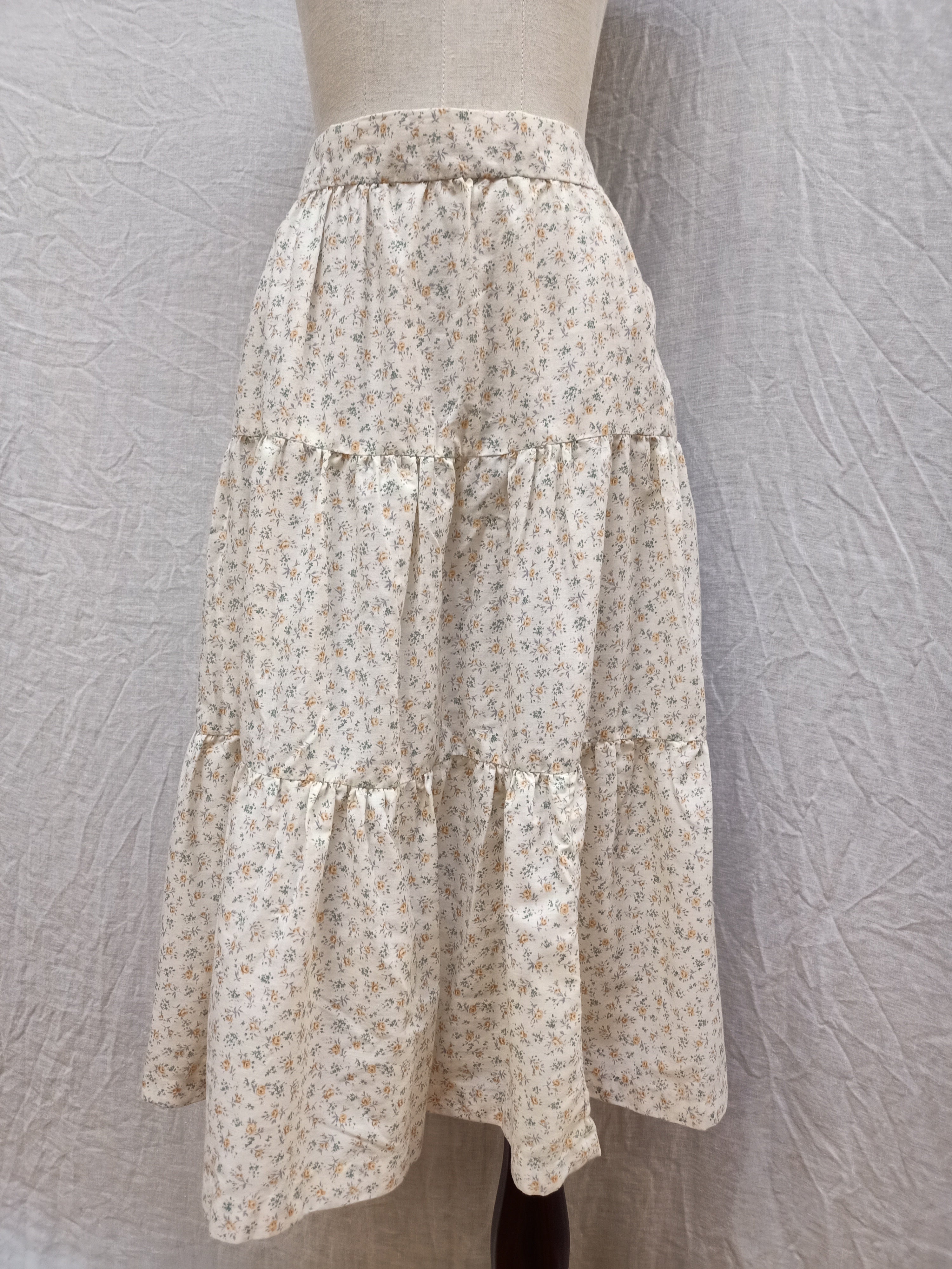 Vintage Homemade Tiered Skirt