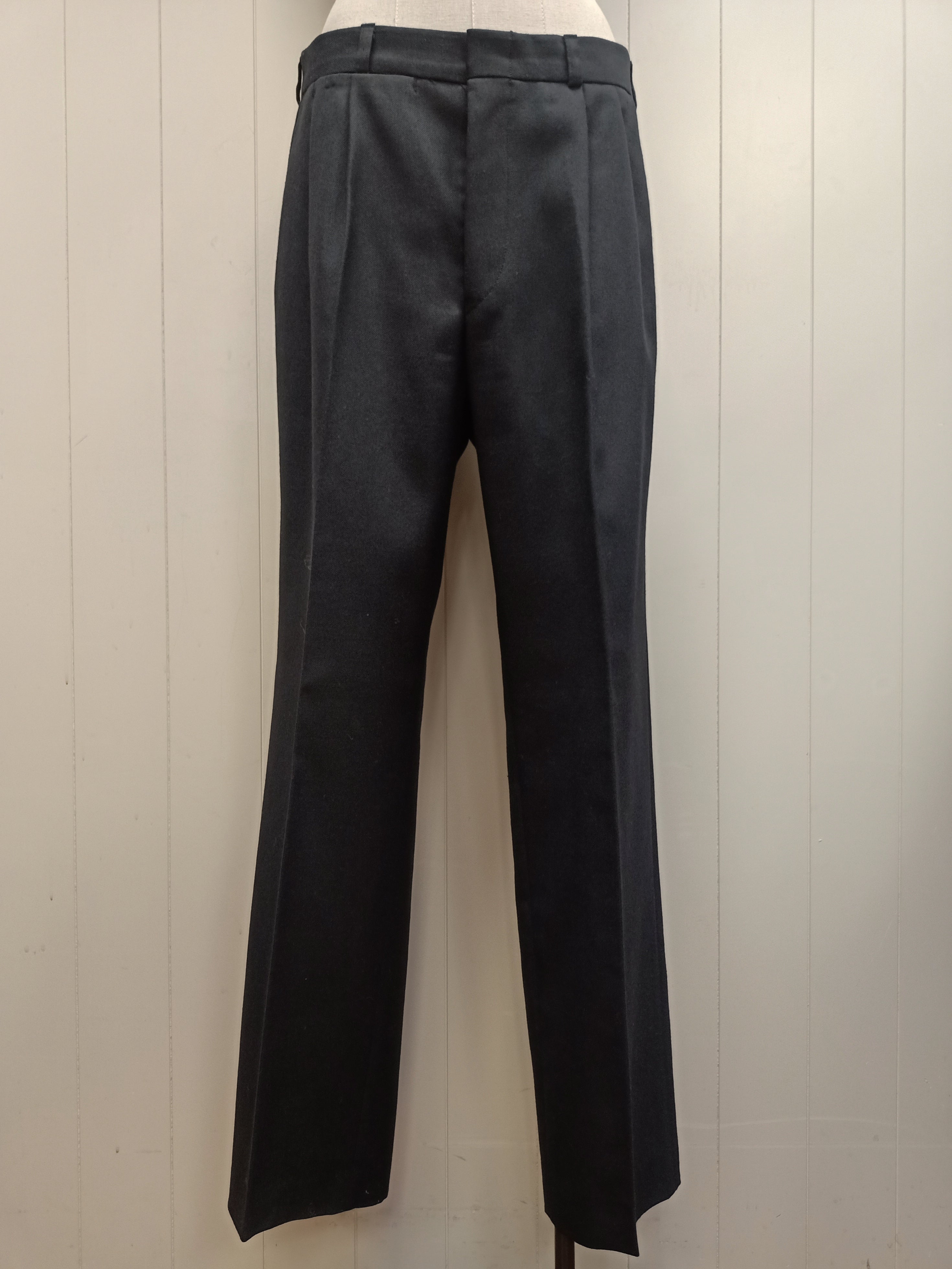 Vintage Mens Oxford Black Pants