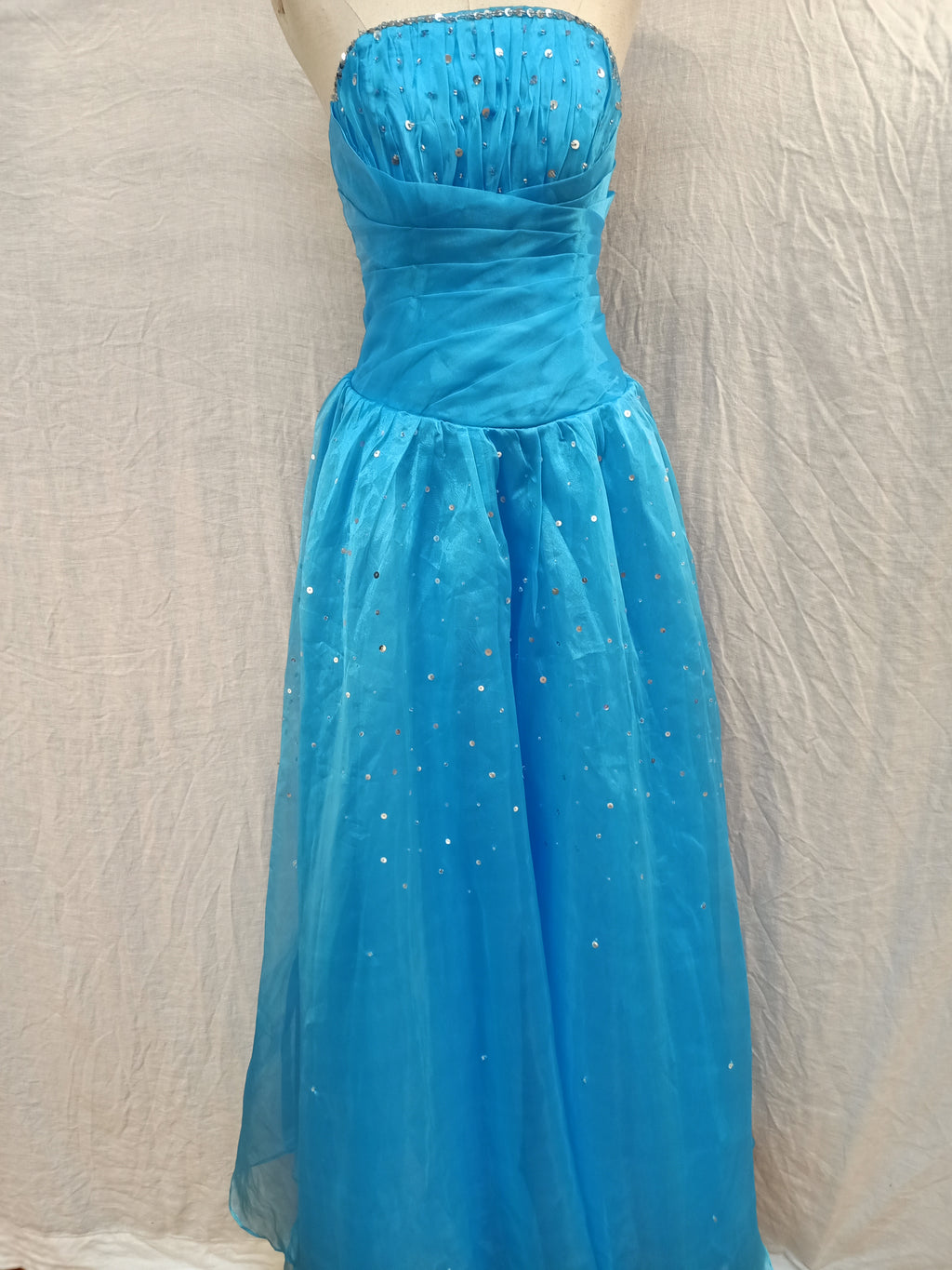 Sky Blue Ball Gown