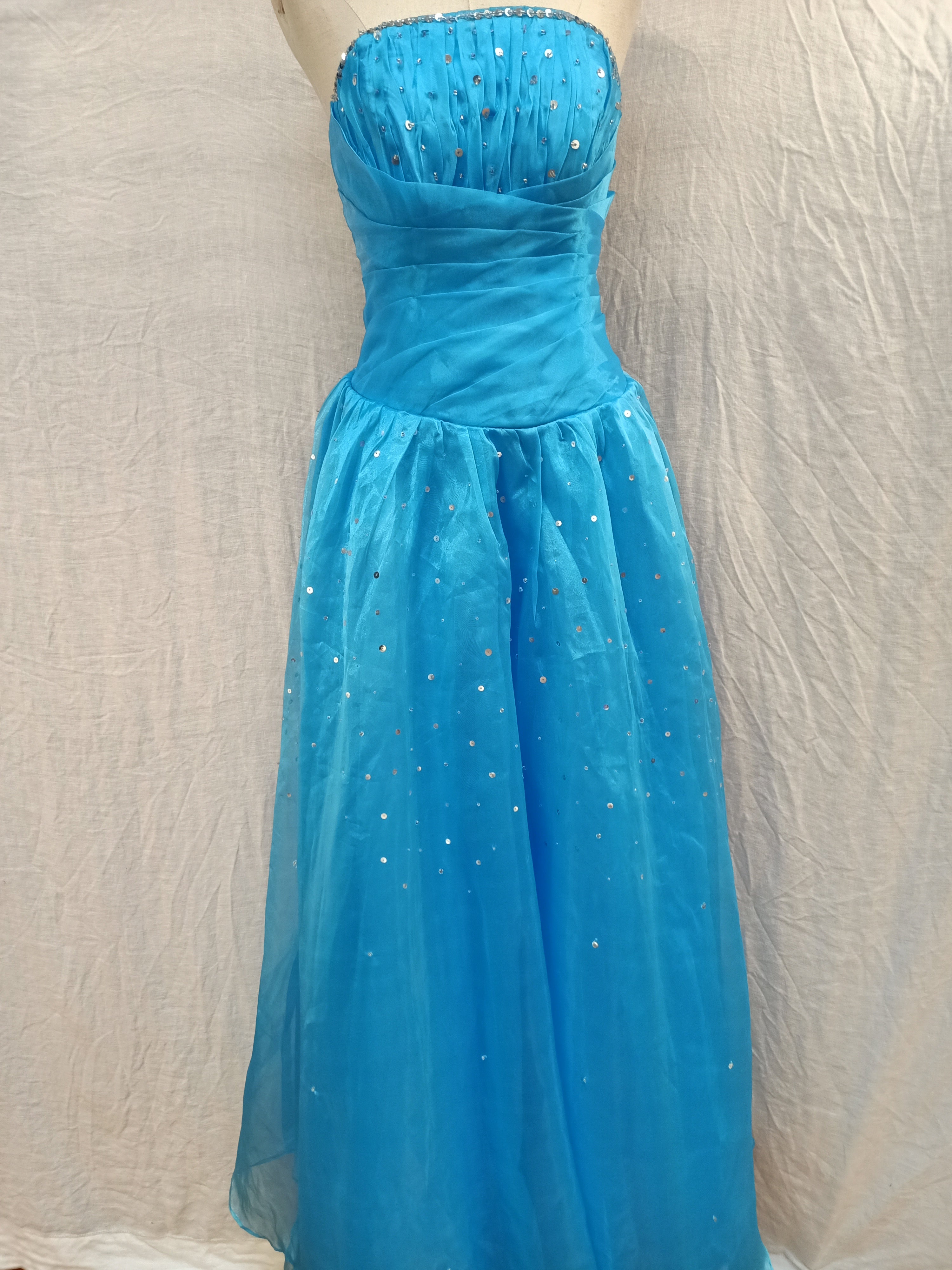 Sky Blue Ball Gown