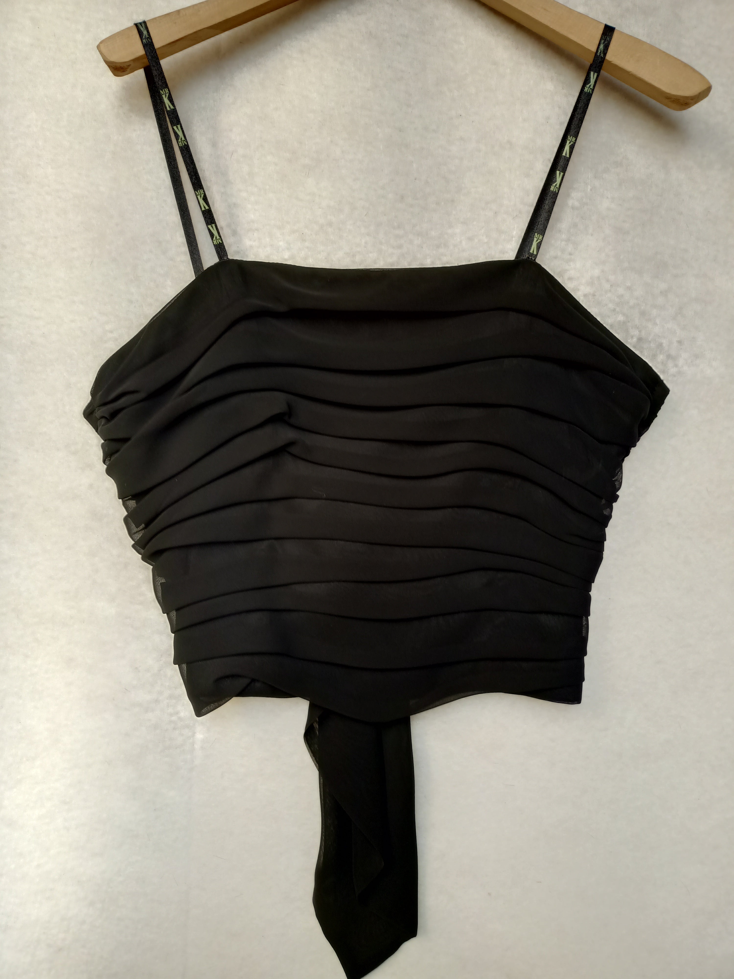 Mr K Strapless Chiffon Shirt